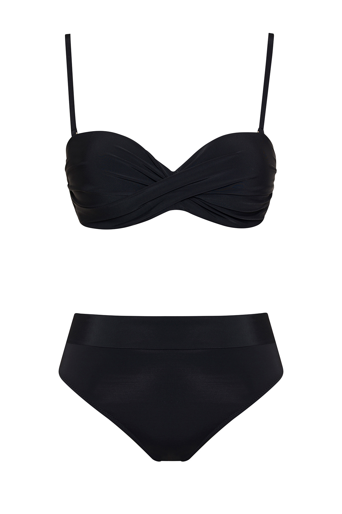 Rotational High Waist Bikini Set