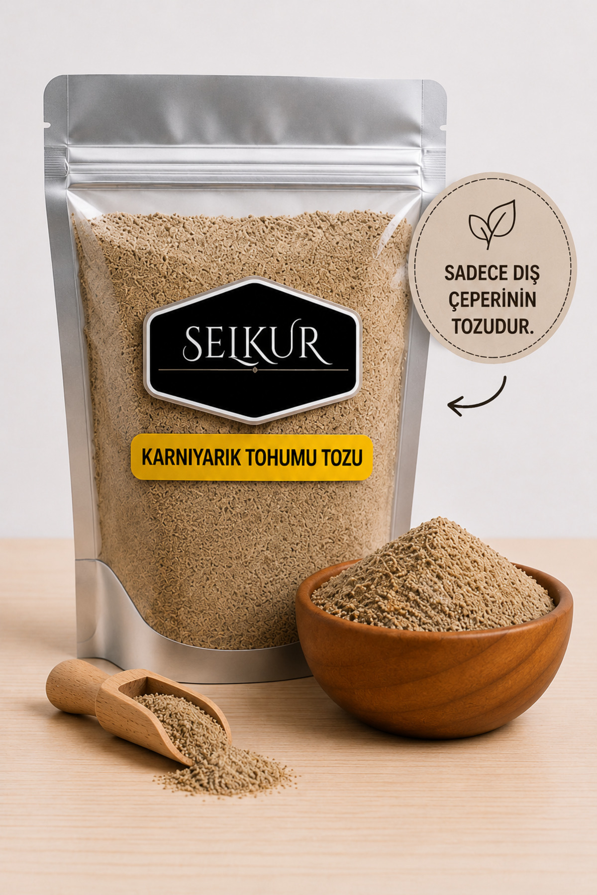 SELKUR Karnıyarık Otu Tohumu Tozu 100GR(Psyllium Powder-%98 Dış Çeper) - Fiyatı, Yorumları