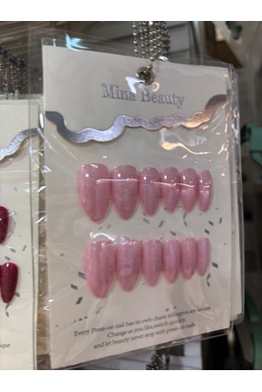 Nildesing Mina Beauty Lüks Takma Tırnak Seti - Almond Badem Form, Doğal Görünüm