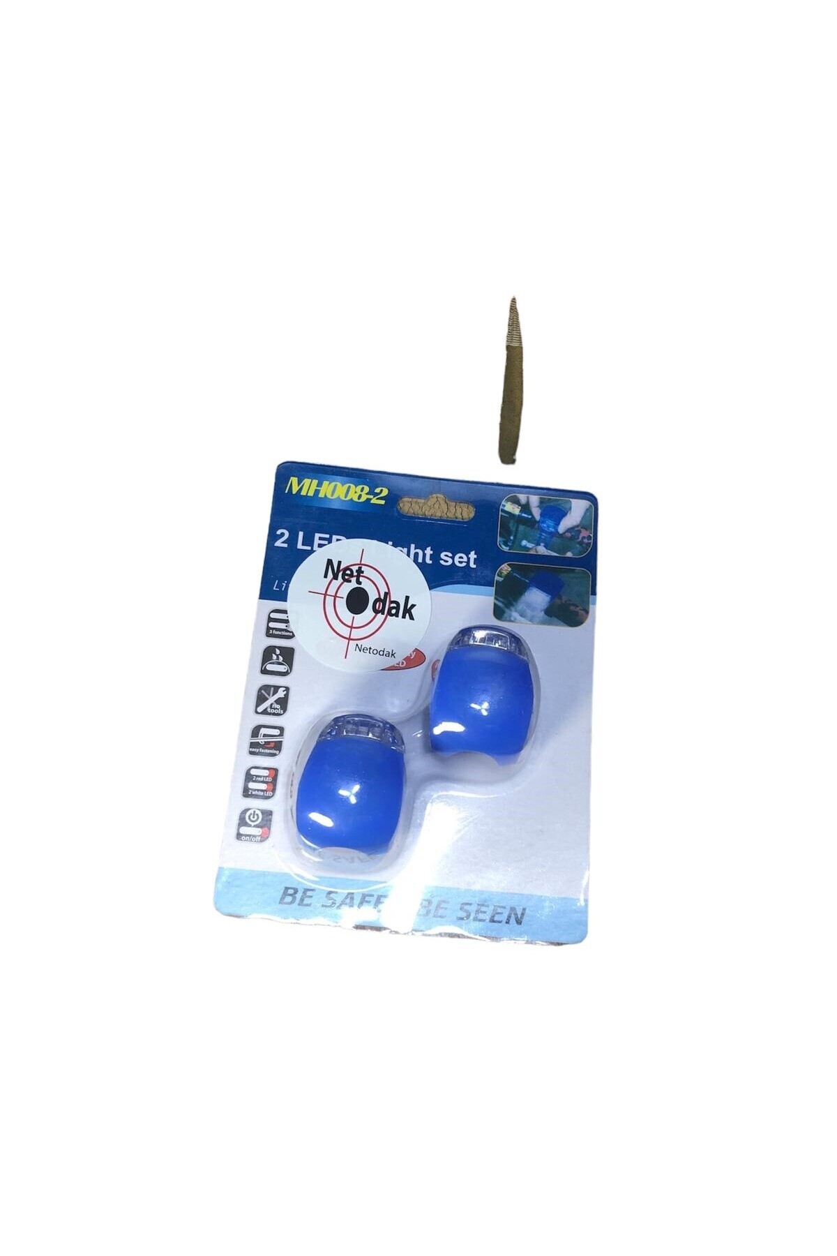 Blue Color Bicycle Lamp Two Led Bicycle Lamp Silicone Blue Lamp