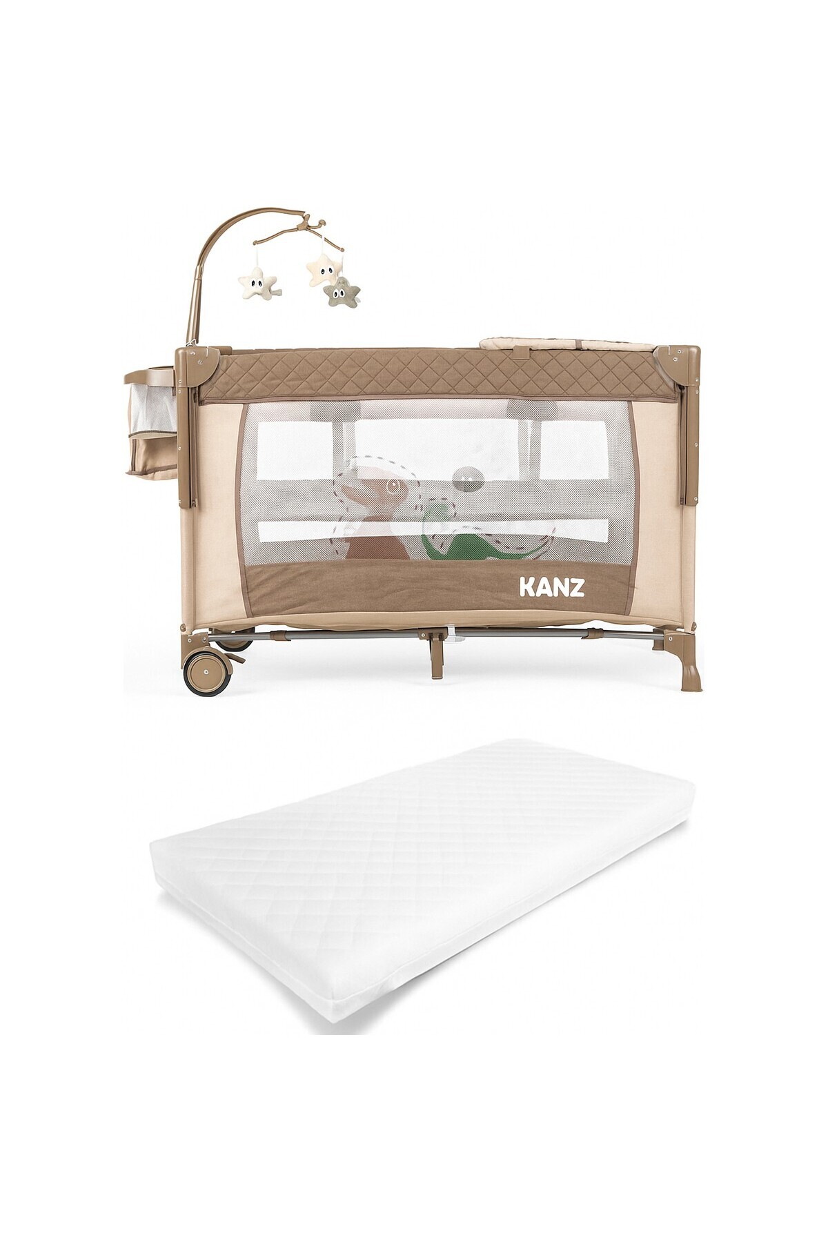 Sleepside +Plus Mother's Park Bed Coffee - Bed Gift
