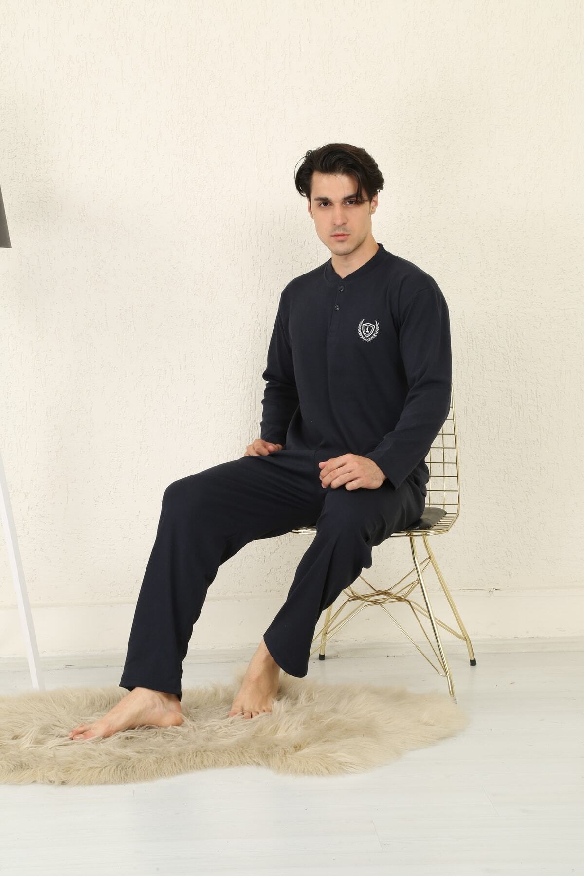 Rimoli %100 Pamuklu Süprem Erkek Pijama Takımı 1065 görsel 7