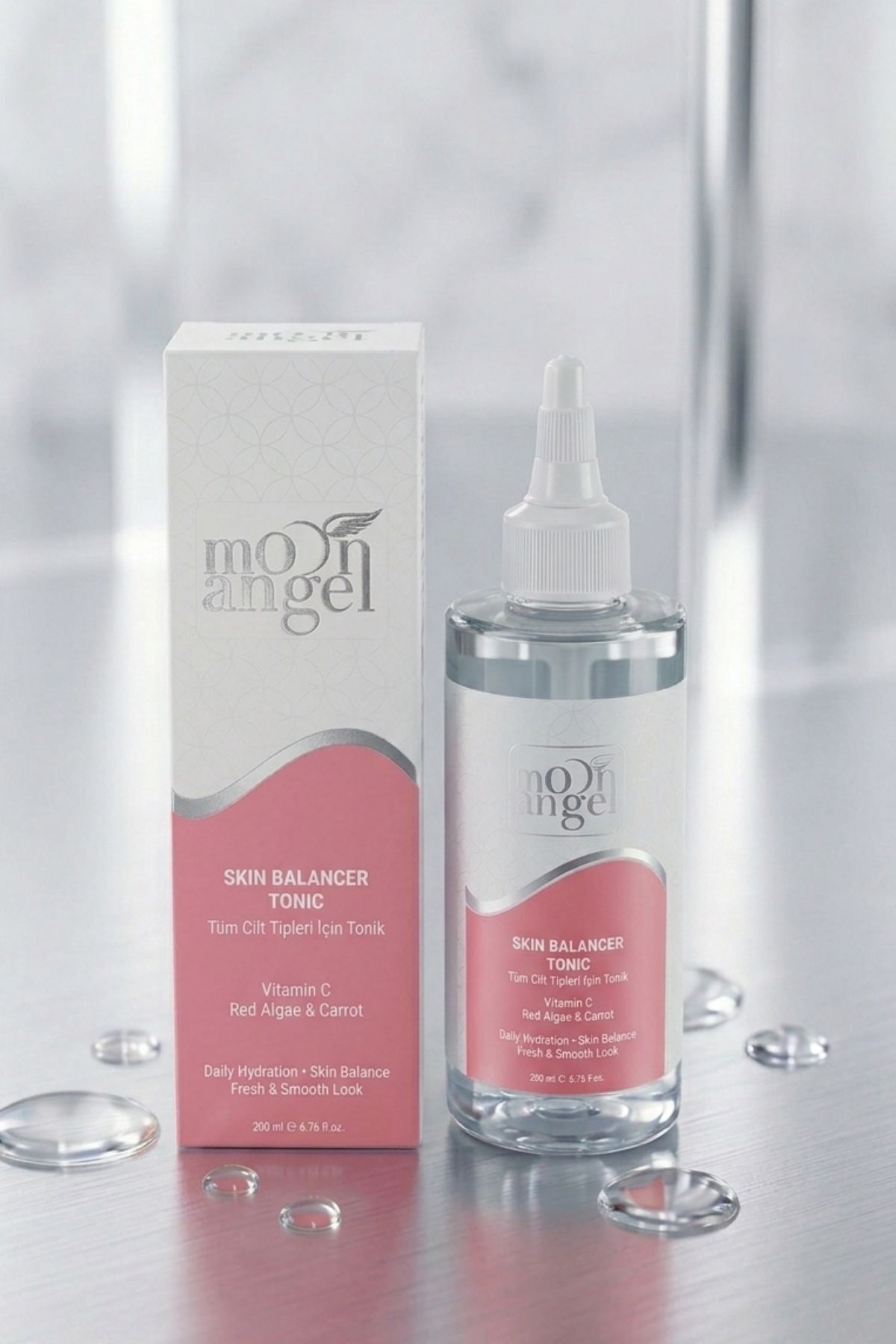 Skın Balancer Tonik Tüm Cilt Tipleri İçin Aydınlatıcı ve Dengeleyici Yüz Toniği (Vitamin C + Red Algae) 200 ml — görsel 3