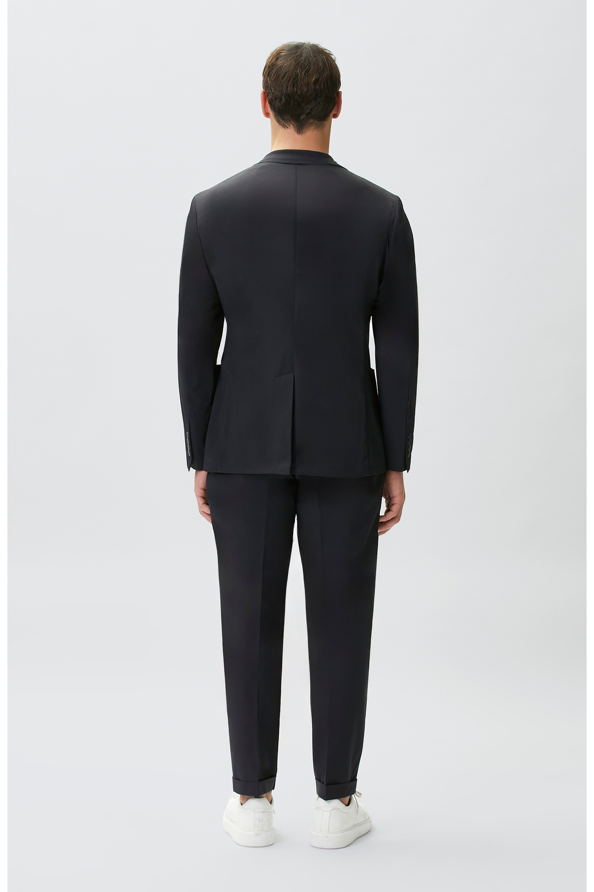 Network Lacivert Slim Fit Jogger Pantolonlu Takım Elbise görsel 8