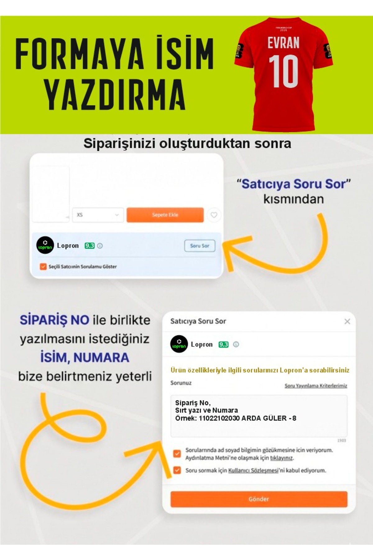 Lopron FIFA World Cup 26 Türkiye Forması - 2026 Dünya kupası Forması görsel 4
