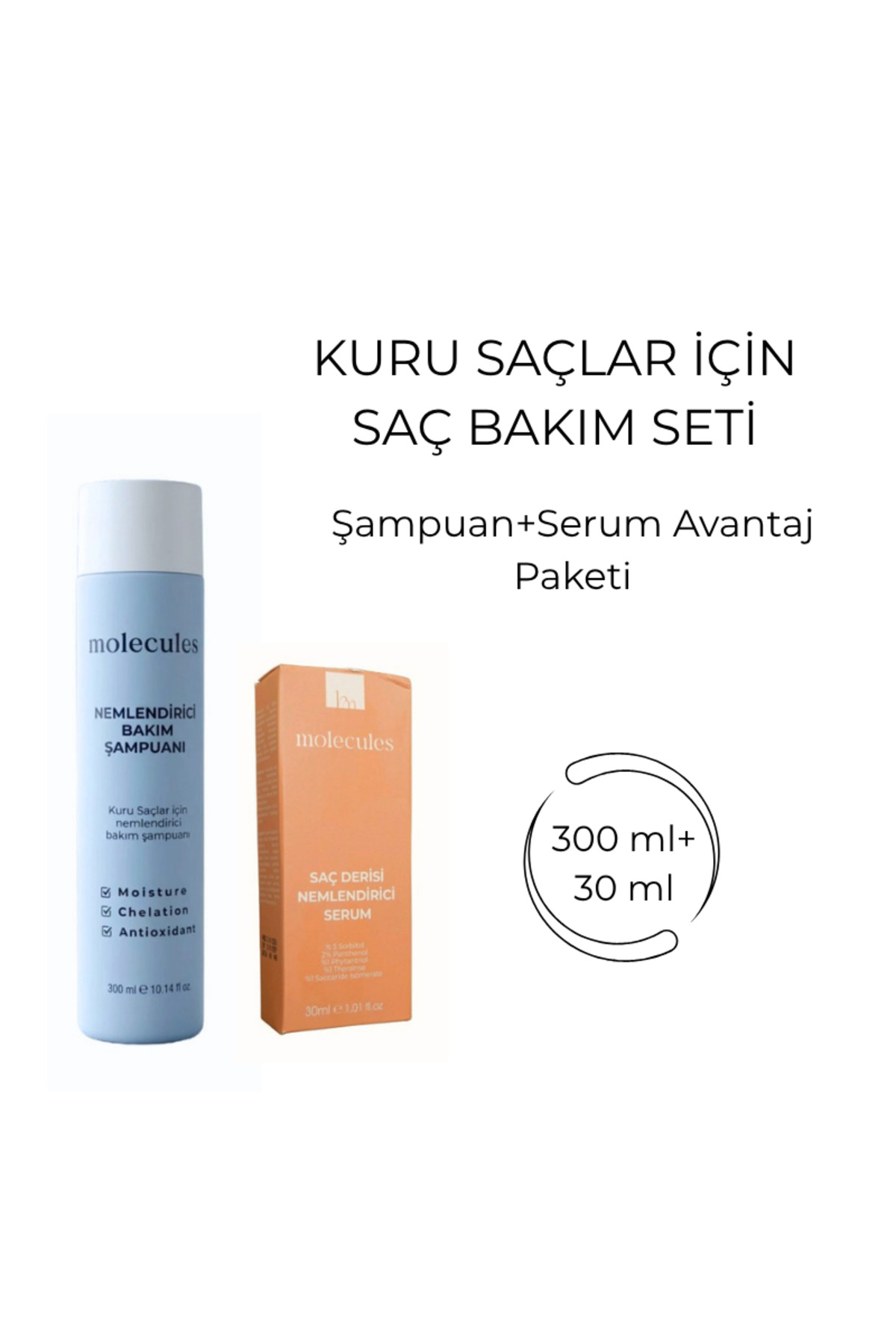 DOA KOZMETİK Kuru ve Cansız Saçlar İçin Yoğun Nemlendirici Saç & Saç Derisi Bakım Seti — KRSC