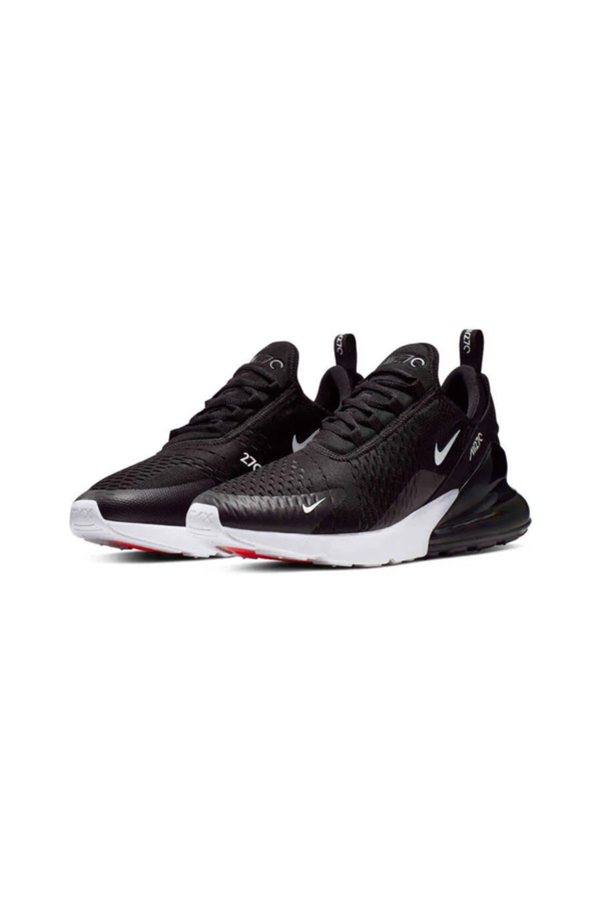 Nike Air Max 270 HJ3222 AH8050 Sneaker Unisex Spor Ayakkabı SİYAH-BEYAZ görsel 2