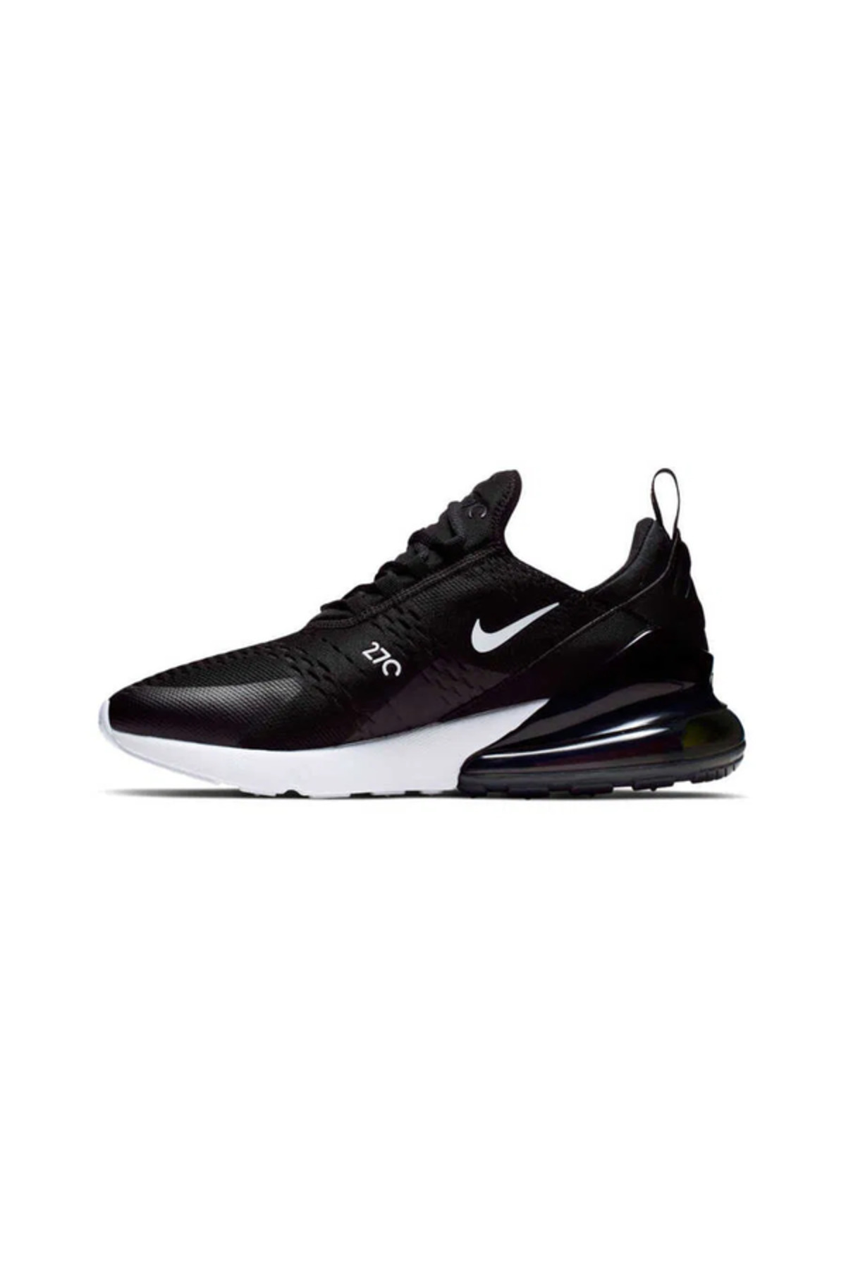 Nike Air Max 270 HJ3222 AH8050 Sneaker Unisex Spor Ayakkabı SİYAH-BEYAZ görsel 3