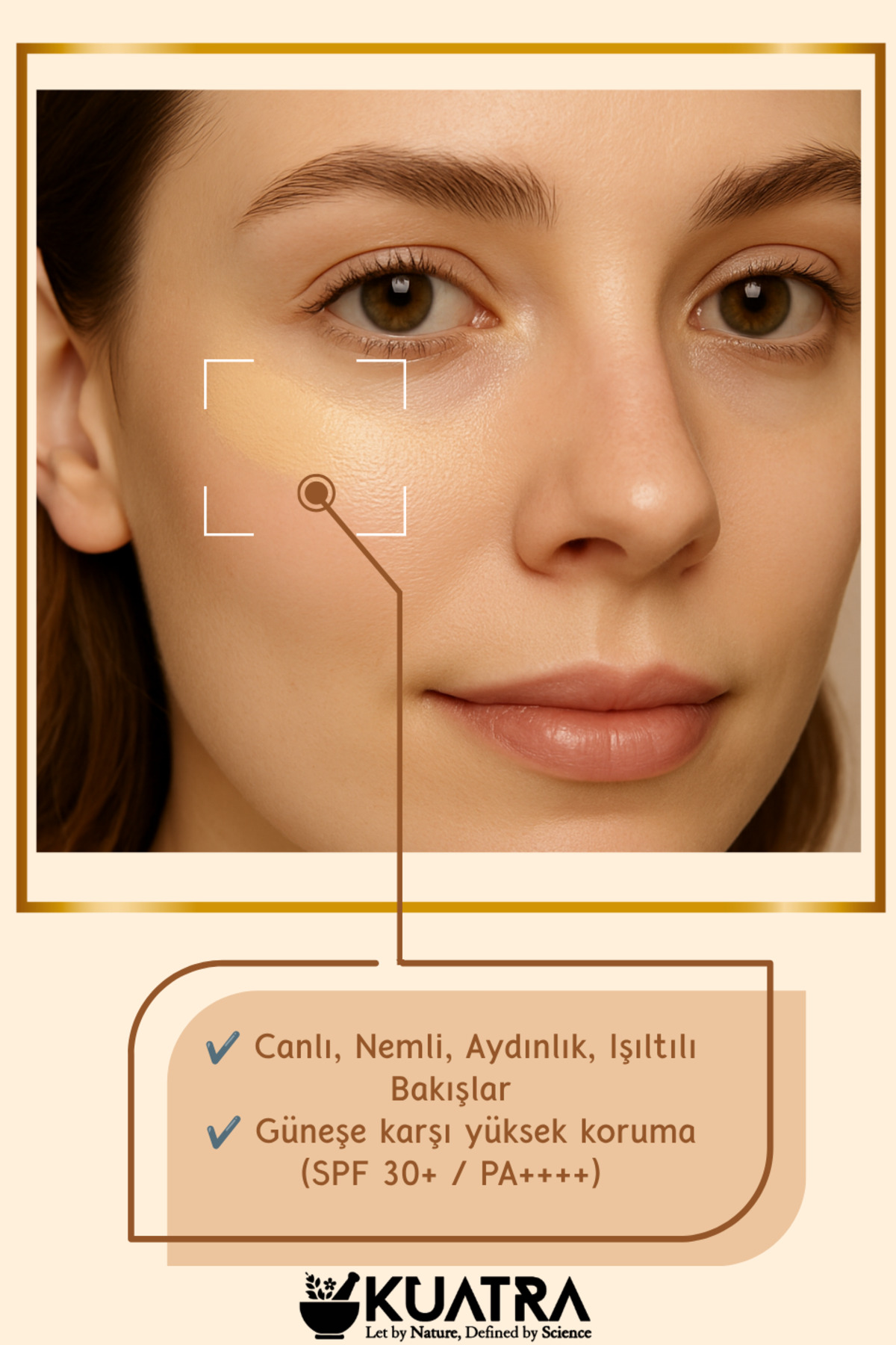 کرم دور چشم رادیانت آیز شماره ۱۷ با SPF 30+ / PA++++، محافظ معدنی و اصلاح کننده رنگ — تصویر 7 از 8