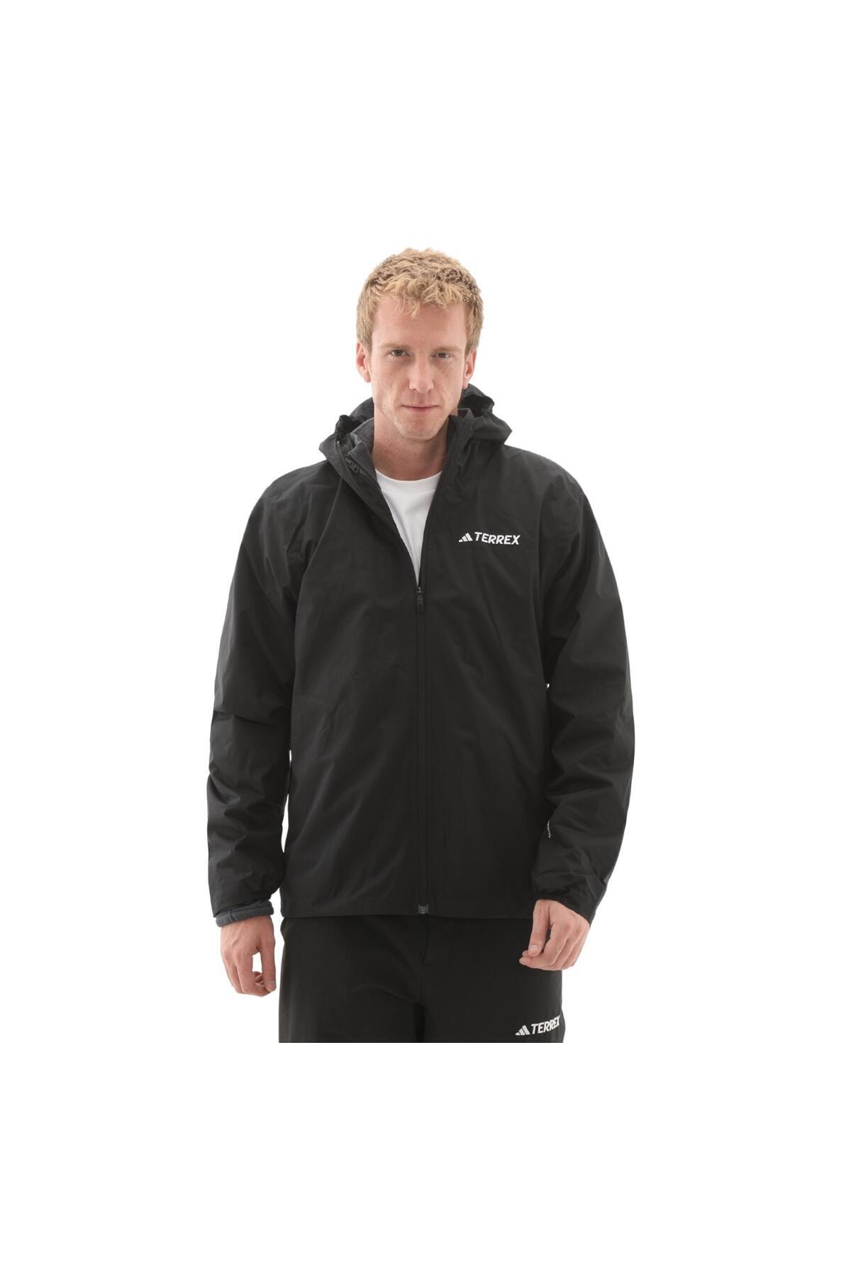 adidas JM8697-E Terrex Mt Ess 3In1 J Erkek Yağmurluk-Rüzgarlık Siyah — مشکی