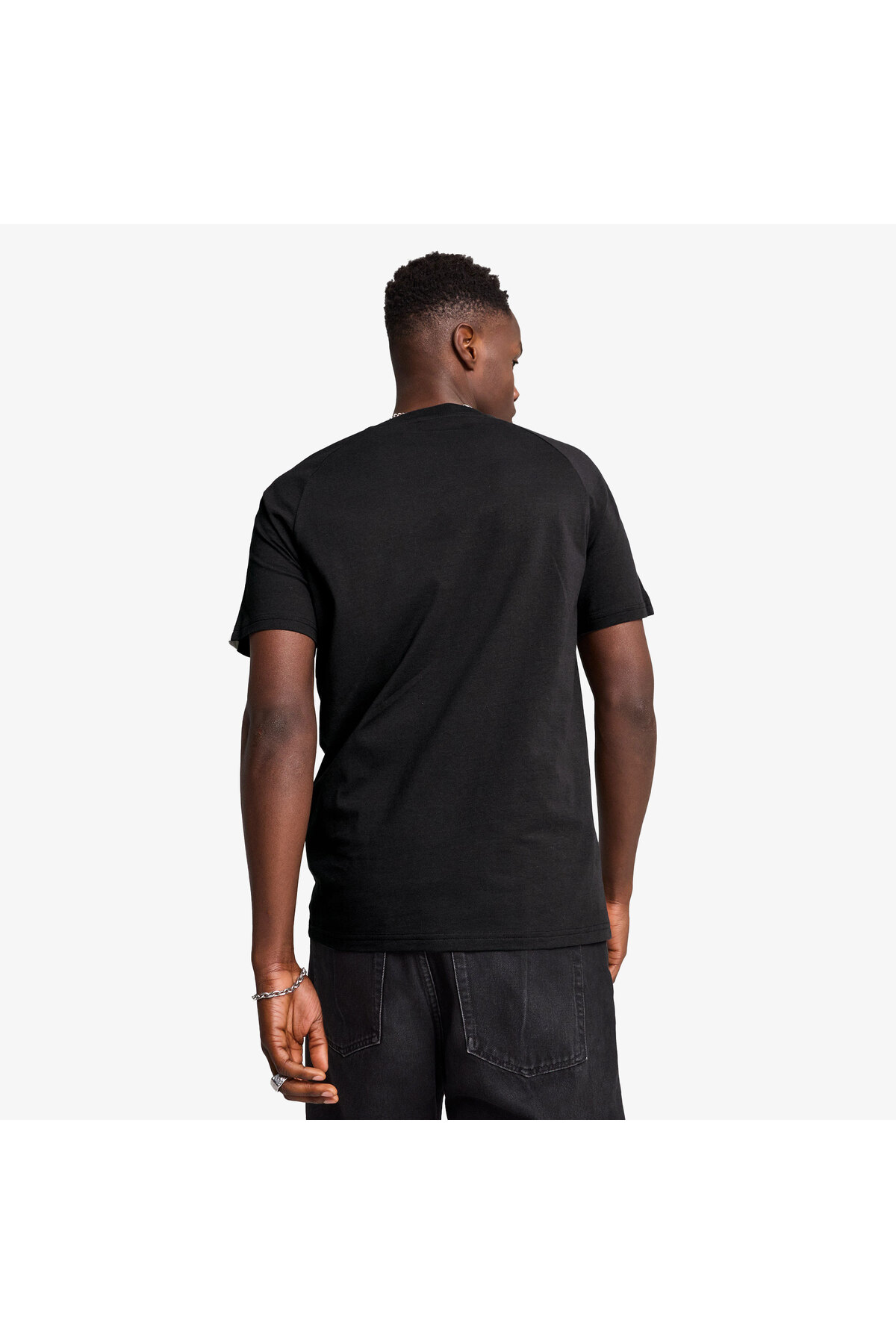 Puma T7 Erkek Siyah T-Shirt görsel 3