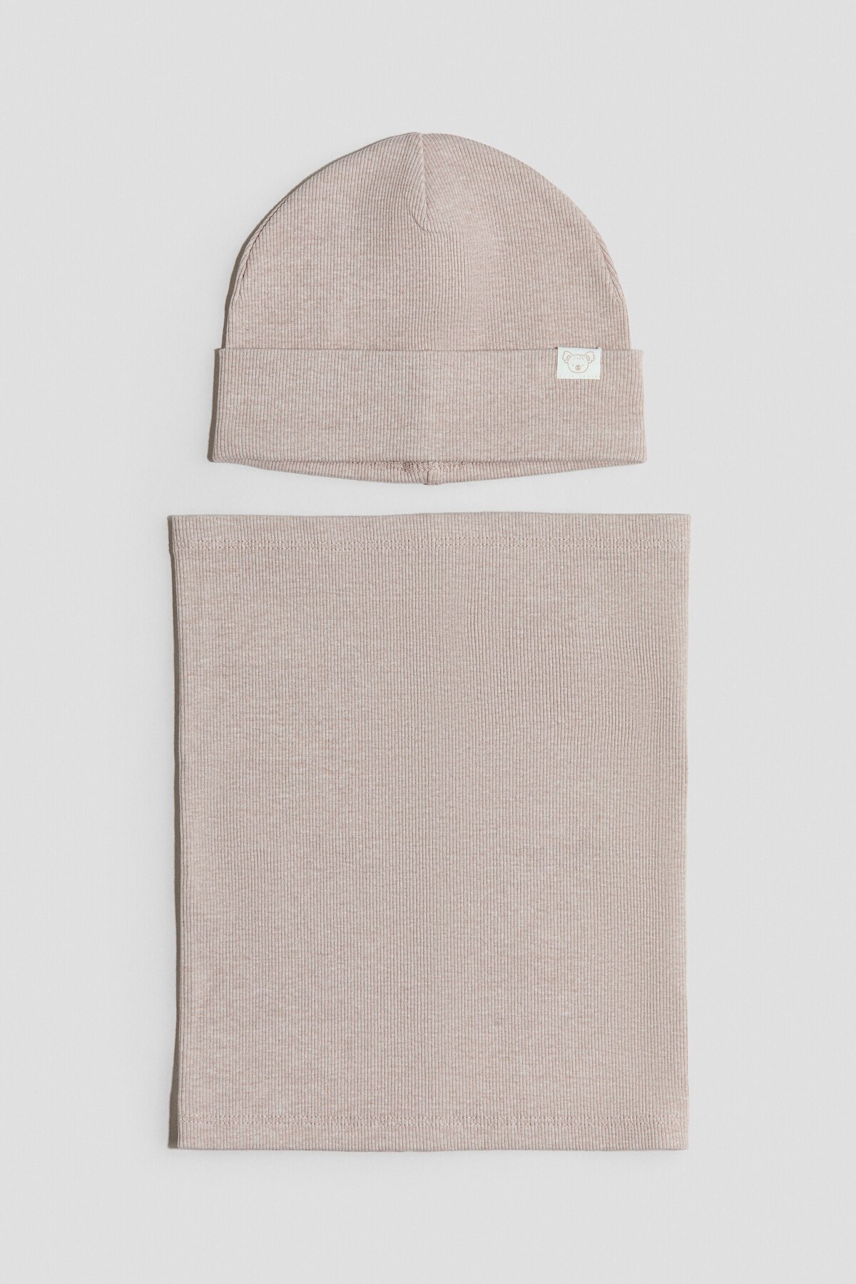 ست جرسی دو تکه اچ اند ام برت/کلاه بافتنی H&M