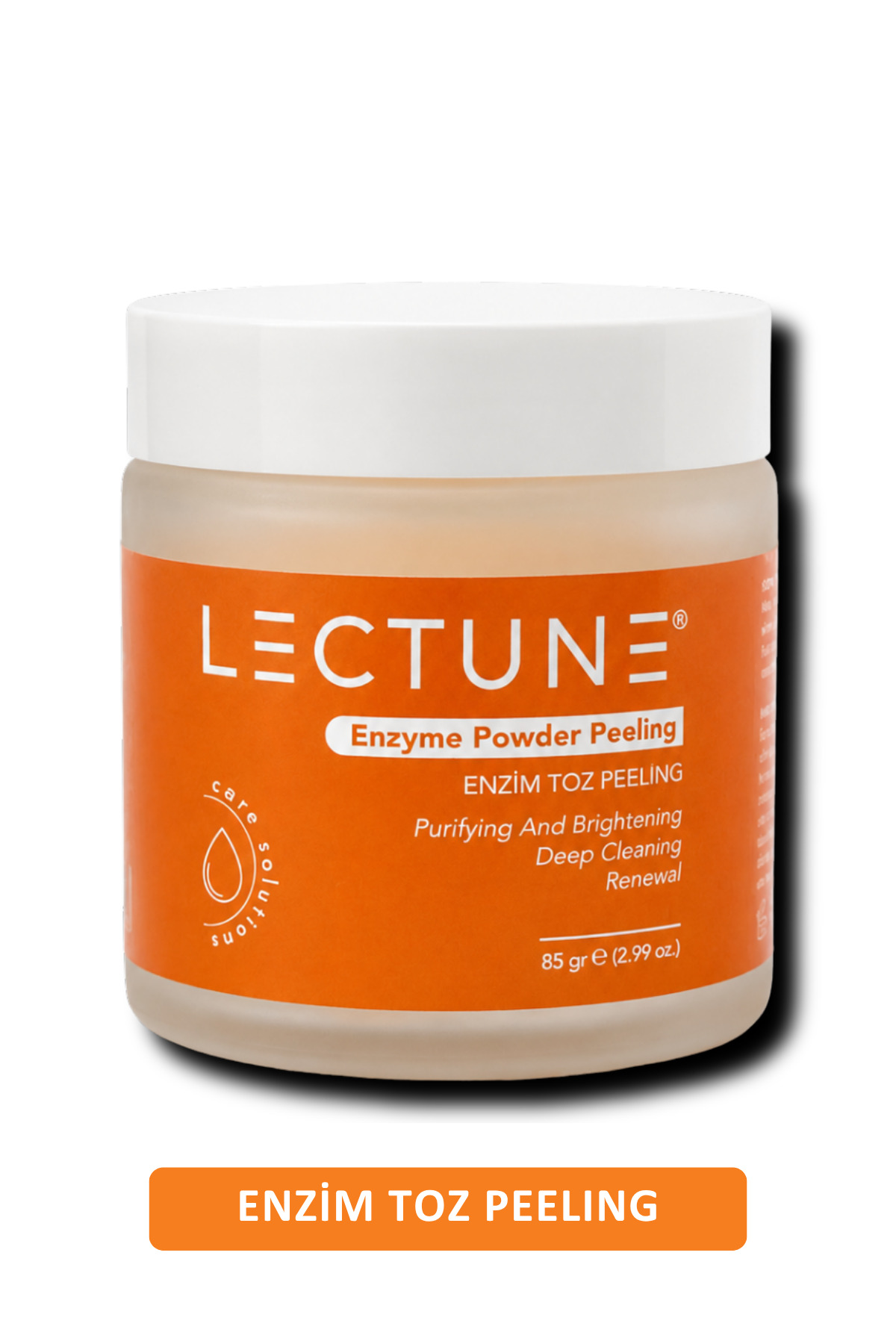 LECTUNE Enzim Toz Peeling Cilt Temizleyici | Arındırıcı Aydınlatıcı Aktif Tanecikli Yenileyici | 85 gr — LECPP108
