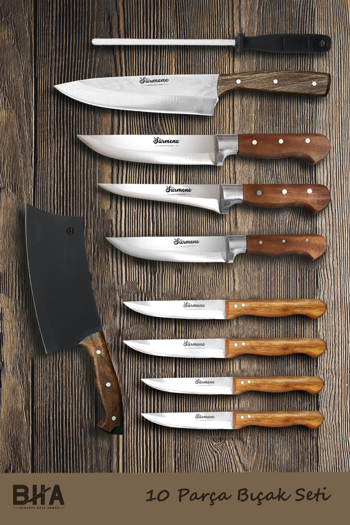 10 Piece Kitchen Dowry Set Masat Meat Vegetable Bread Cut Kitchen Dowry Daily Use Kitchen Knife Set