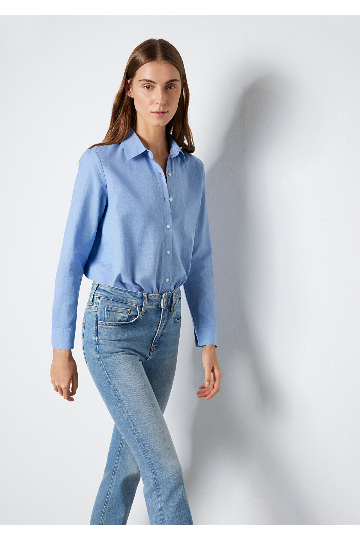 Gömlek Regular Fit / Normal Kesim 1211381-81509 — آبی — تصویر 2 از 8