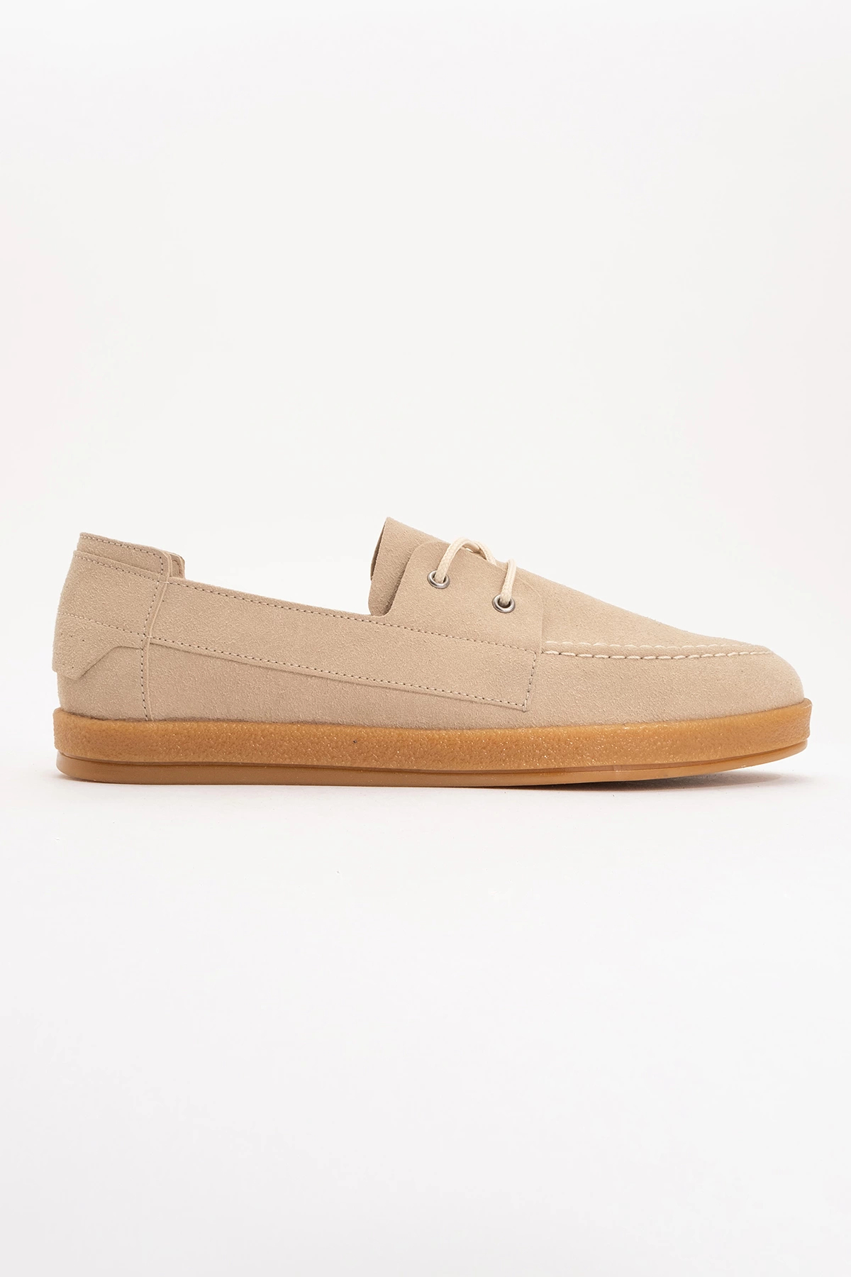 by selvi Lukka Shoes Mary Erkek Bej Deri tozu Bağcıklı ayakkabı görsel 2
