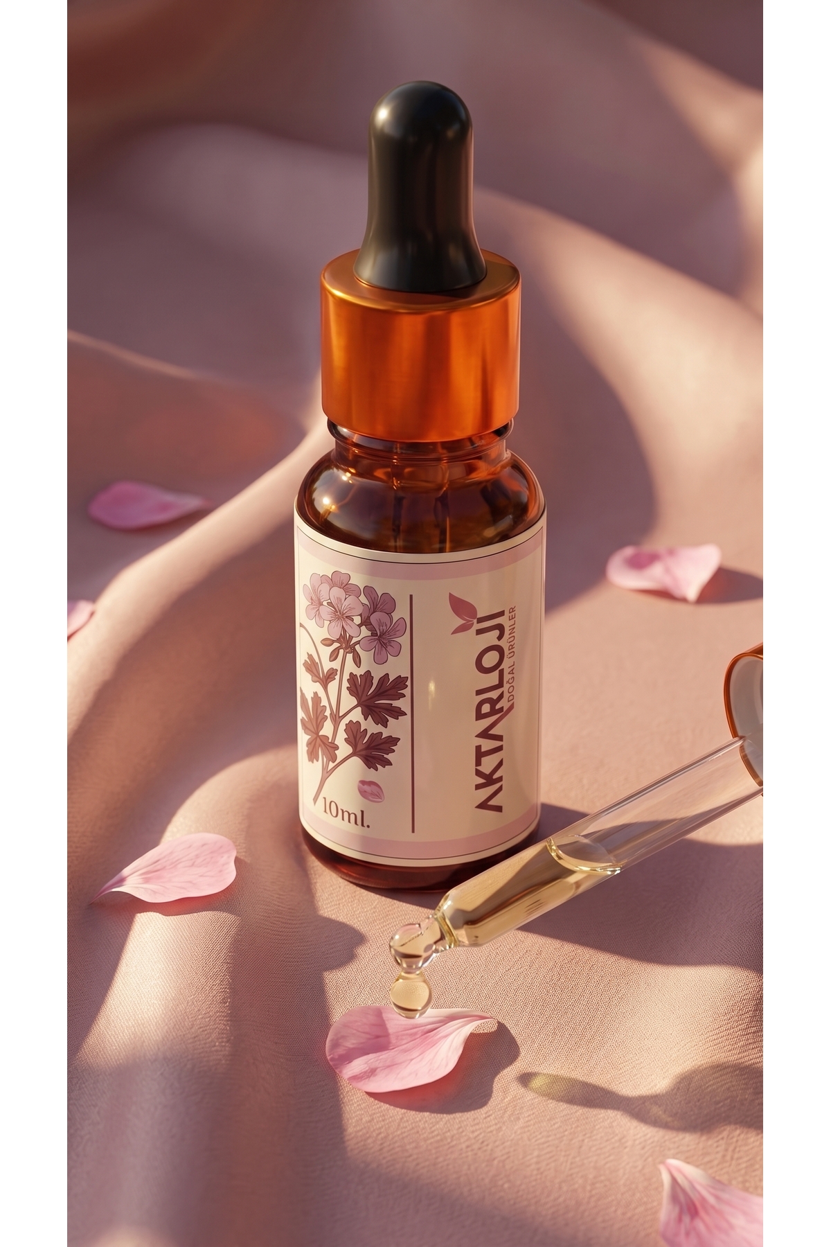 روغن ضروری شمعدانی (پگانوم هارمالا) 10 میلی لیتر / 100% خالص و طبیعی / روغن شمعدانی — A1-Sardunya-yag-10 — تصویر 7 از 8
