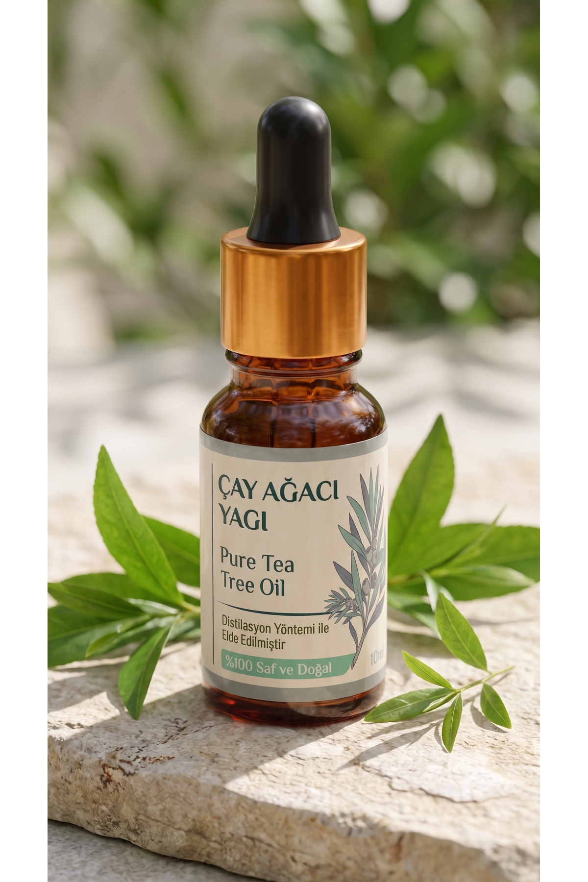 Çay Ağacı Uçucu Yağı 10 ml / %100 Saf Ve Doğal / Tea Tree Oil — A1-Çay-Ağacı-yag-10 — تصویر 5 از 8