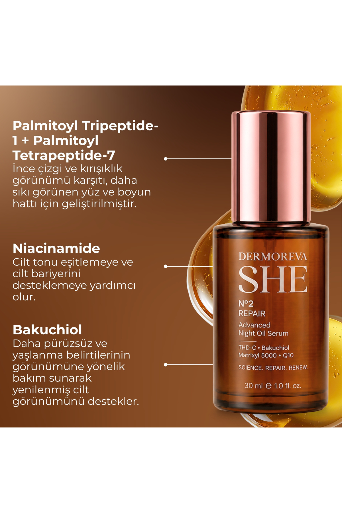 Dermoreva She No:2 Gece Peptit Serumu — dermoreva2gece — تصویر 4 از 9