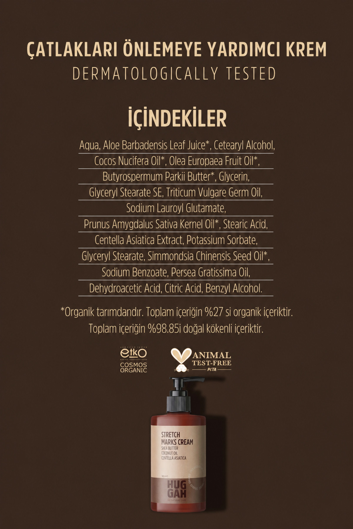 Organik Doğal Çatlak Önleyici Cilt Bakım Kremi 180ml – Yoğun Nemlendirici Onarıcı – Tüm Ciltler Için — HGGH01-MCO — تصویر 5 از 9