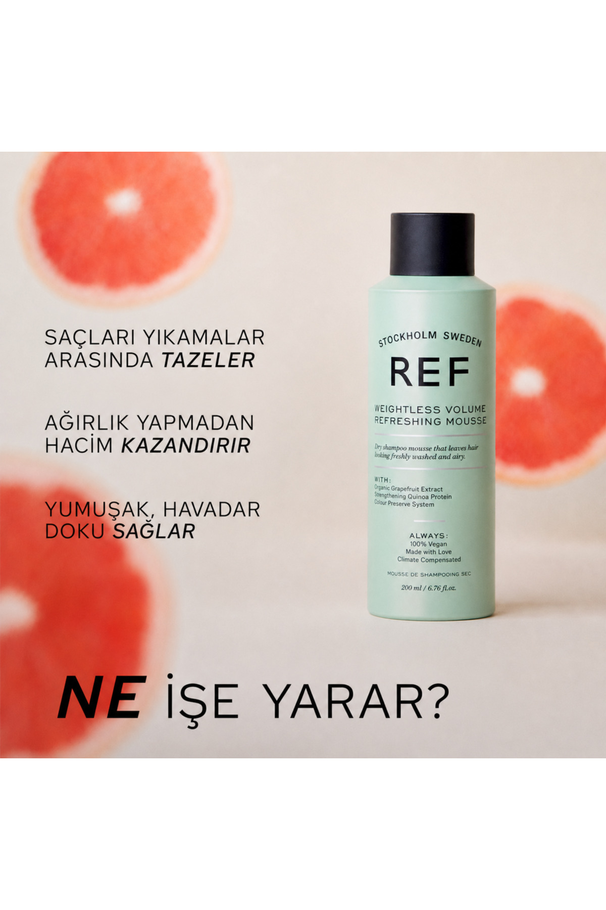Ref Weightless Volume Refreshing Mousse 200 ml — REF29430 — تصویر 4 از 8