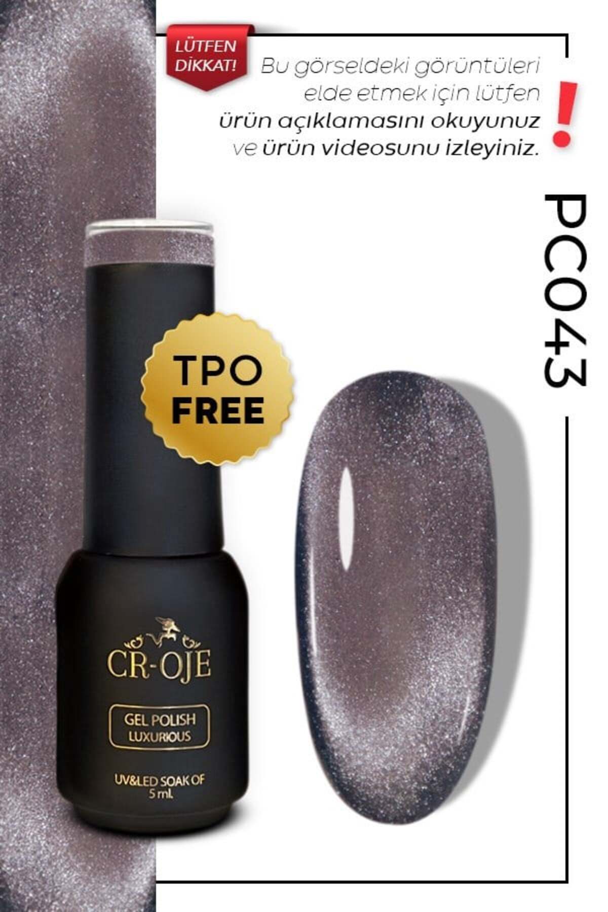 Inci Tanecikli Manyetik Cat Eye / Kedi Gözü- PC043 (5 ML) — رنگارنگ yenicateyeserisi