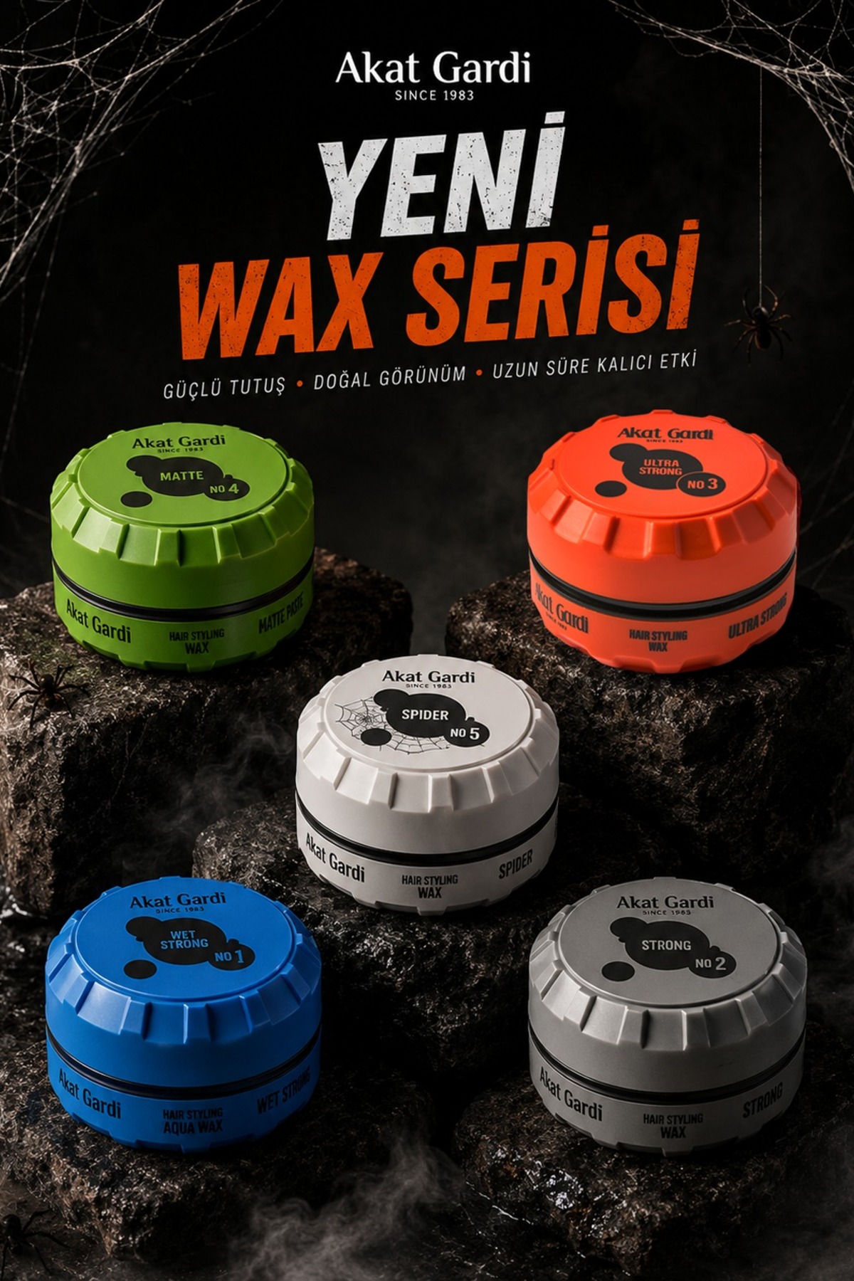 Saç Şekillendirici Wax Spider 150Ml.No:5 — AKATWAXSPİDER — تصویر 3 از 3
