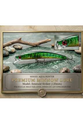 POWEREX Crystal Minnow 120 mm. 15,5gr. 0-1,5m. Floating Sahte Balık Sahte Yem...