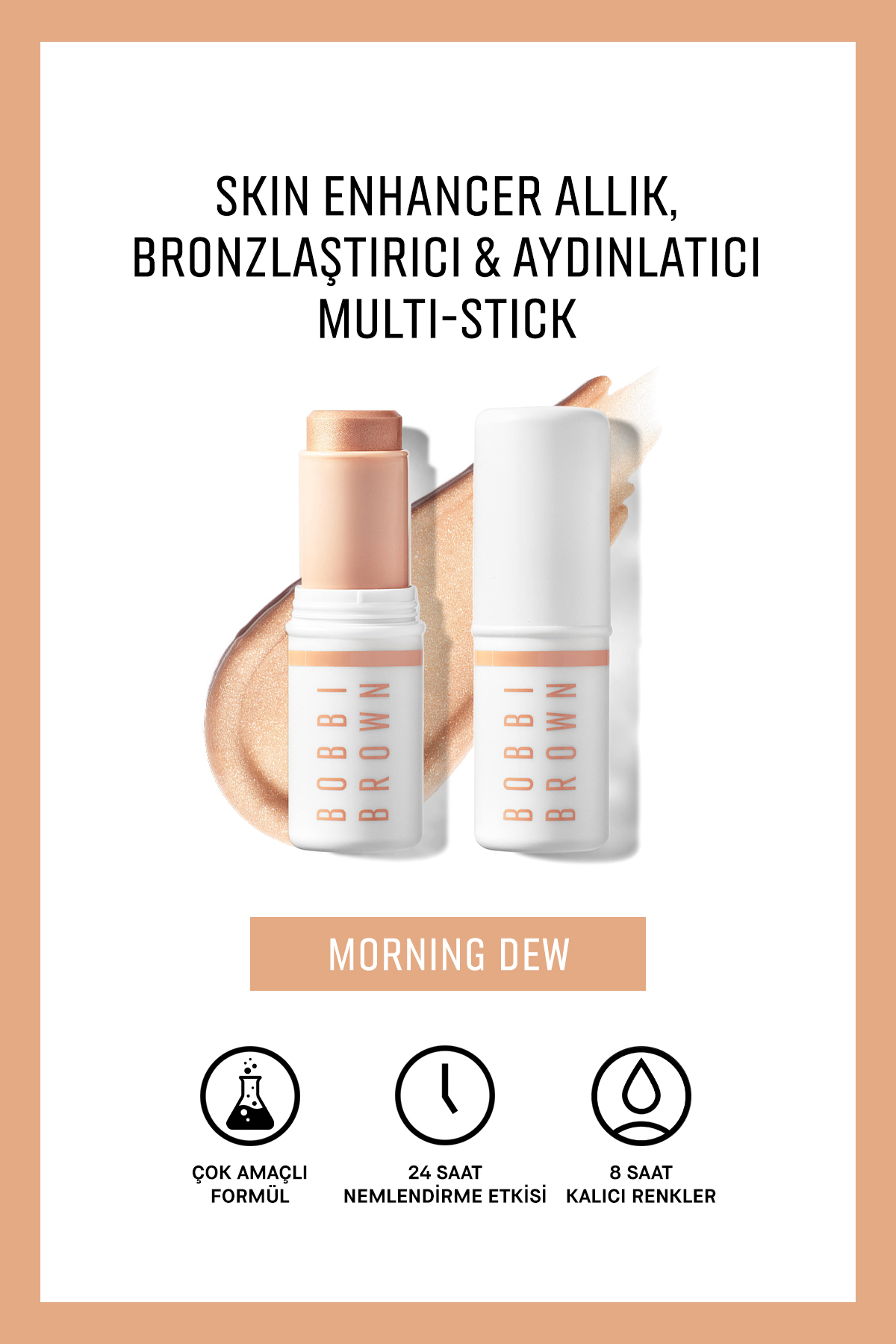 BOBBI BROWN Skin Enhancer Allık, Bronzlaştırıcı & Aydınlatıcı Multi-Stick - Morning Dew — رنگارنگ 141222