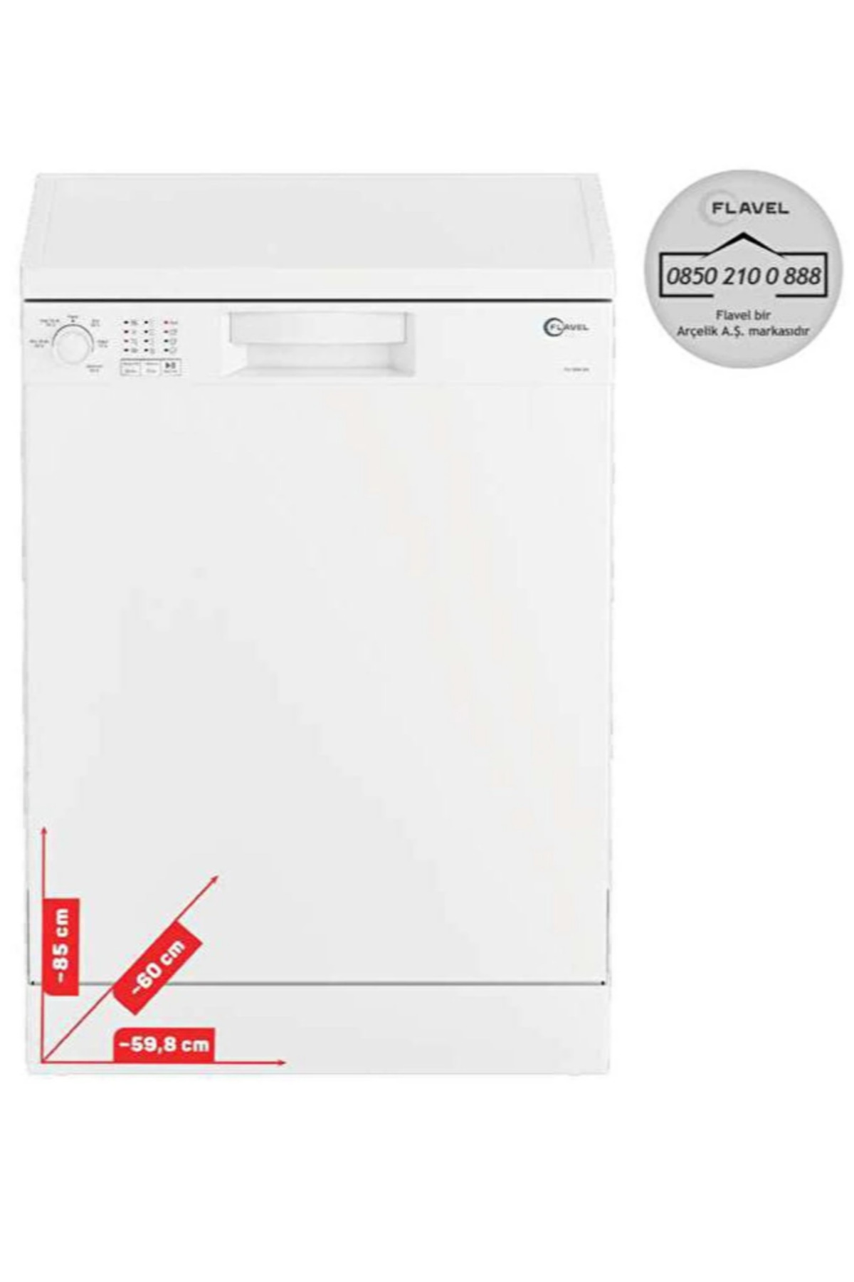 Flavel Flv5000 Bm 5 Programlı Bulaşık Makinesi BM 5000 - Fiyatı, Yorumları