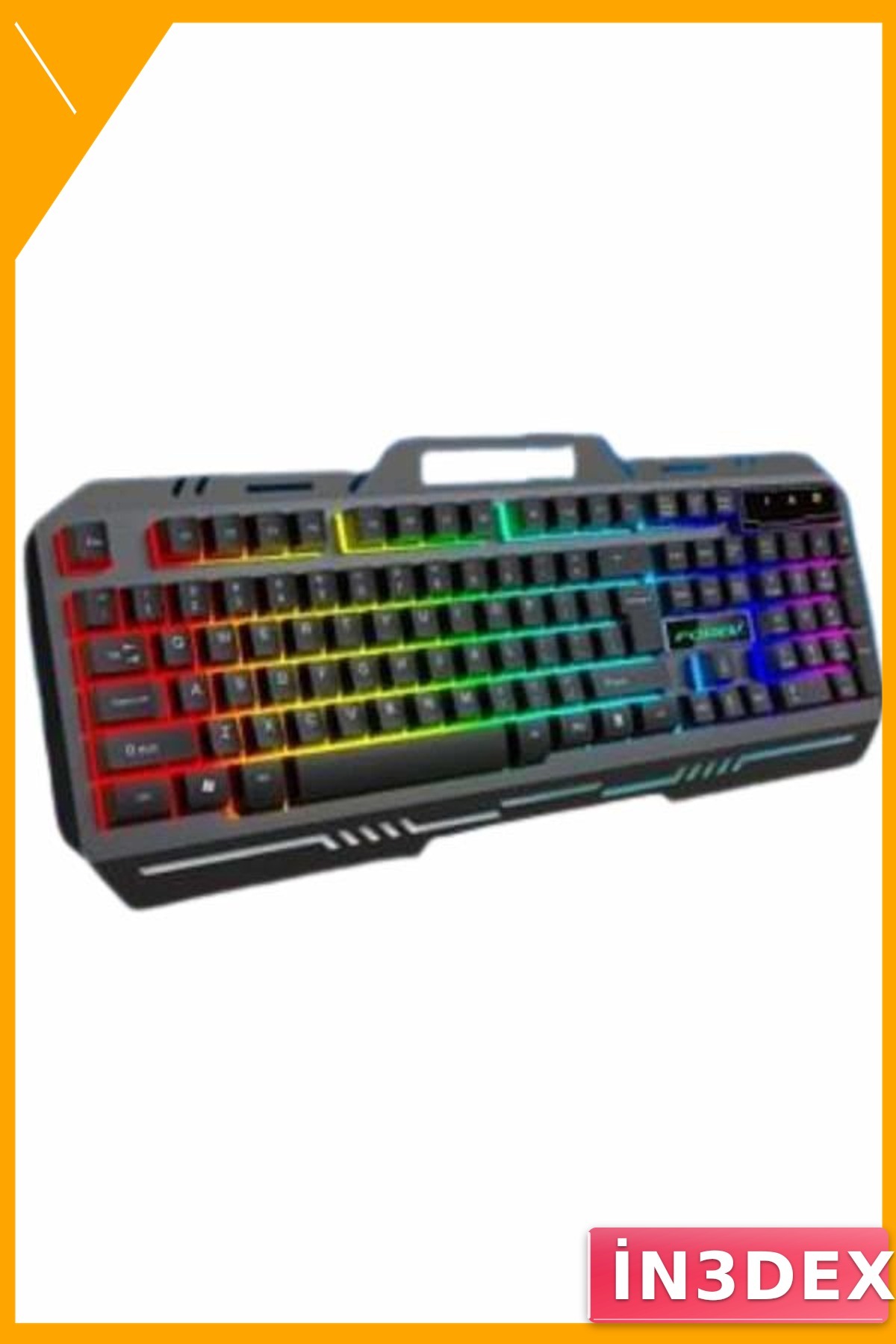 LED Işıklı Mekanik Klavye ve Mouse Seti Siyah PG8018