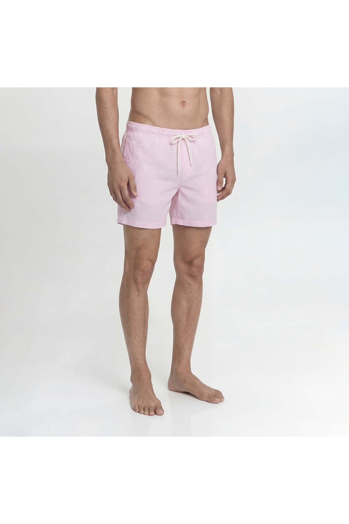 مایو مردانه جک اند جونز مدل Maui Ocean Seersucker صورتی جک اند جونز شورت مایو Jack & Jones