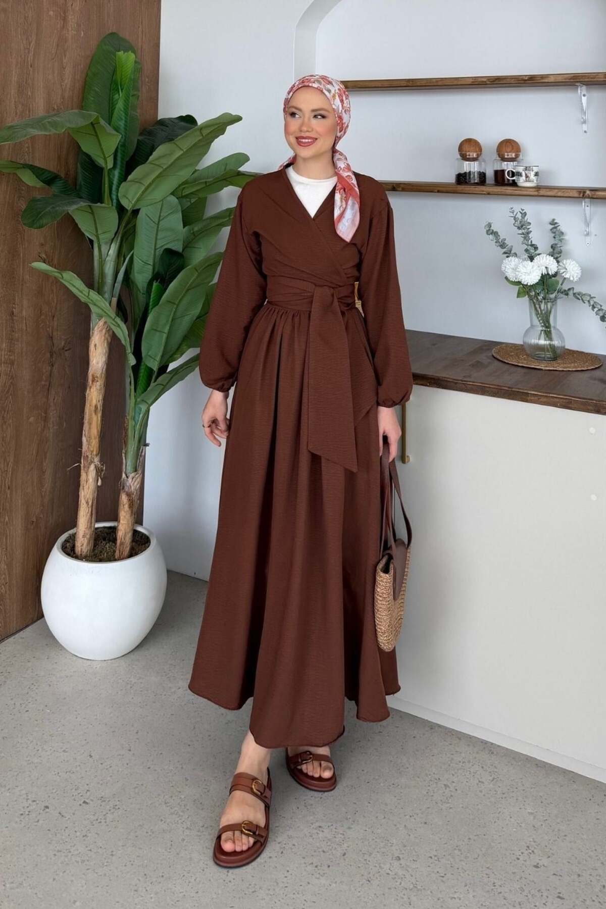 Emmar Skirt Set Brown