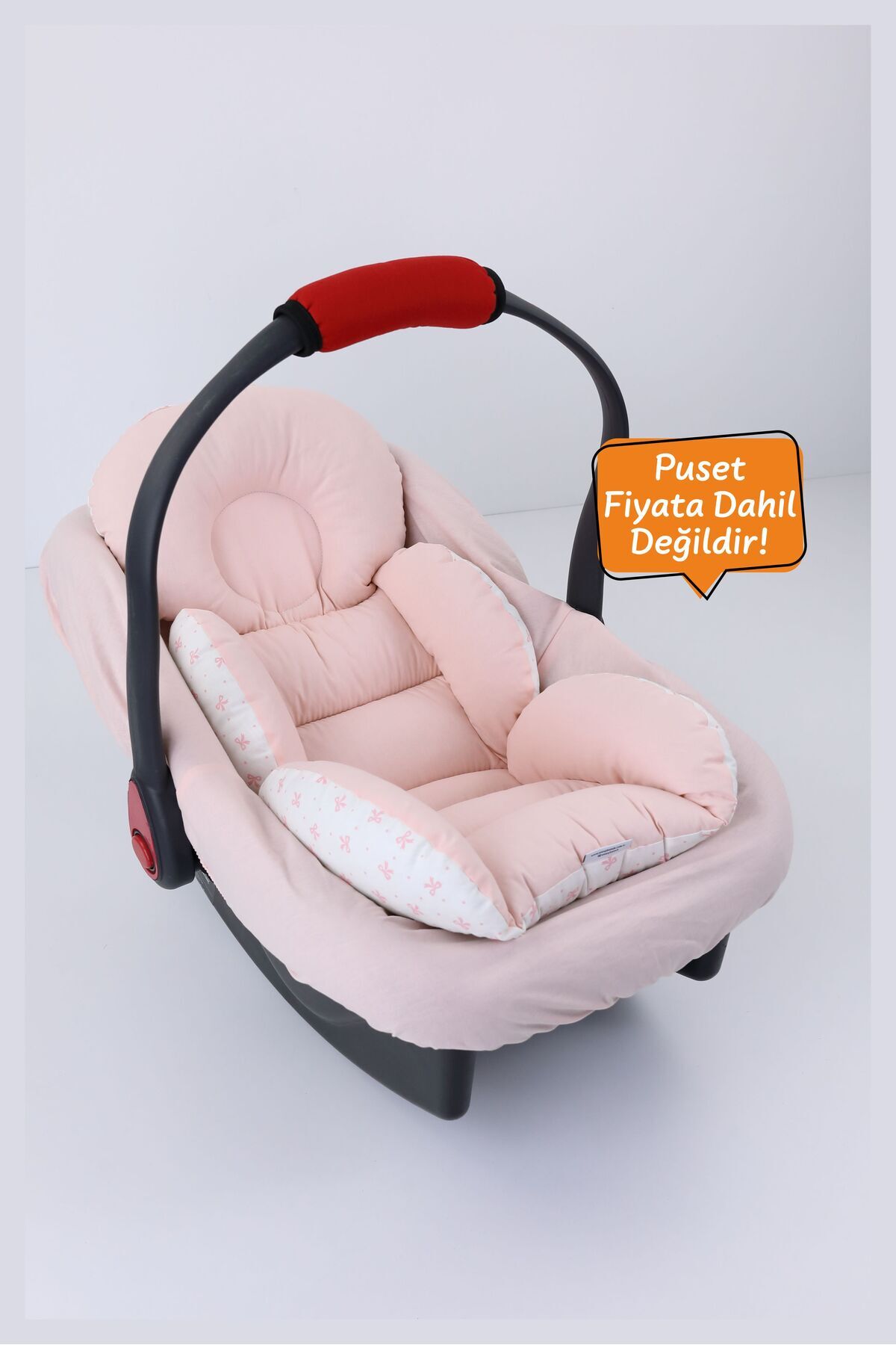 2 Pieces - Stroller Cushion with Waist Support, Stroller Bed Sheet, Cotton Fabric - Original Product