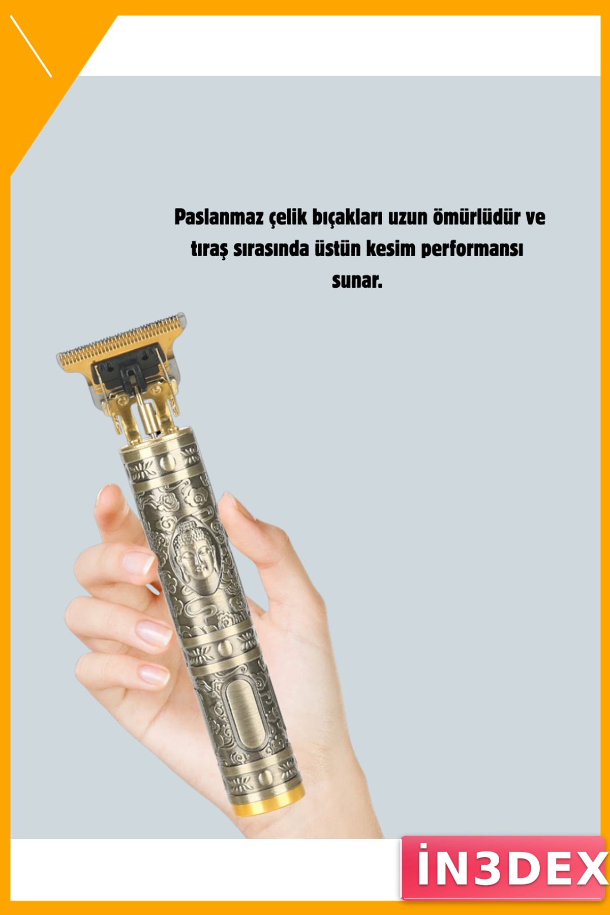 Titanyum Bıçaklı Şarjlı Saç Kesme Makinesi 0.5-10mm