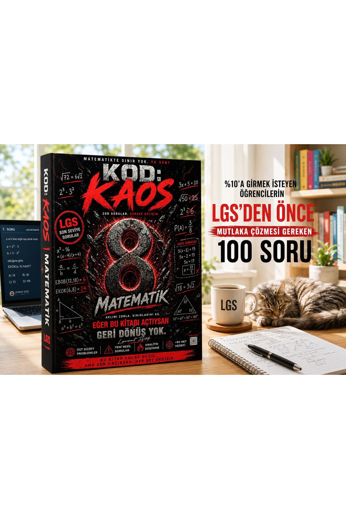 TOTALSOLUTION2XPOWER2本セット Bi bigelio LEVENT İÇÖZ LGS 8.SINIF MATEMATİK FİX SORULAR - KAOS