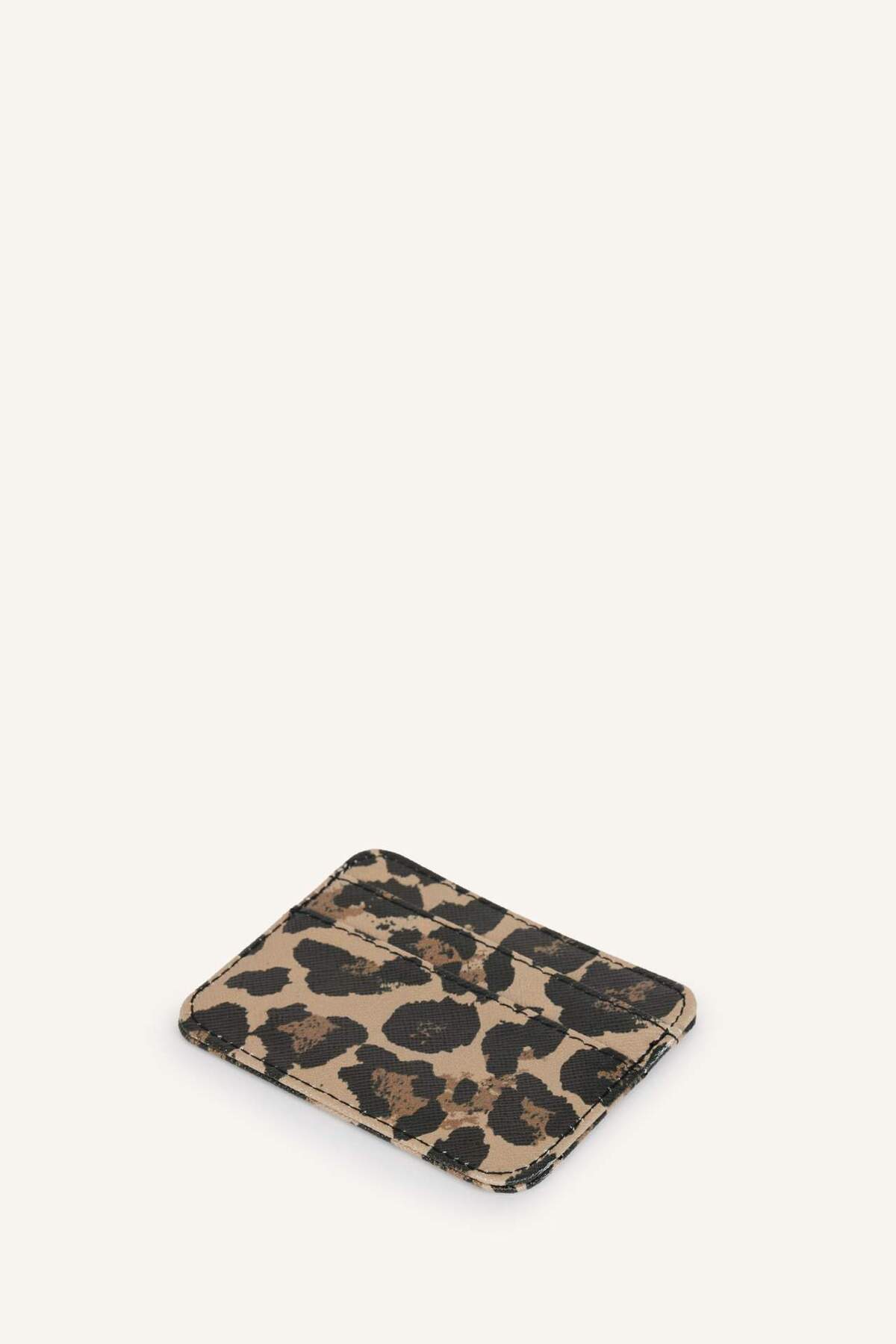 DeFacto Kadın Leopar Desenli Suni Deri Kartlık I1080AXNS görsel 2