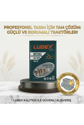 Lubex MITRAS AX HYP 80W-90 - Yüksek Performanslı Traktör Şanzıman ve Dişli Ya...