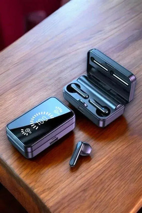 HanMarket Aynalı Bluetooth Kulaklık Telefon Standlı Dijital Göstergeli