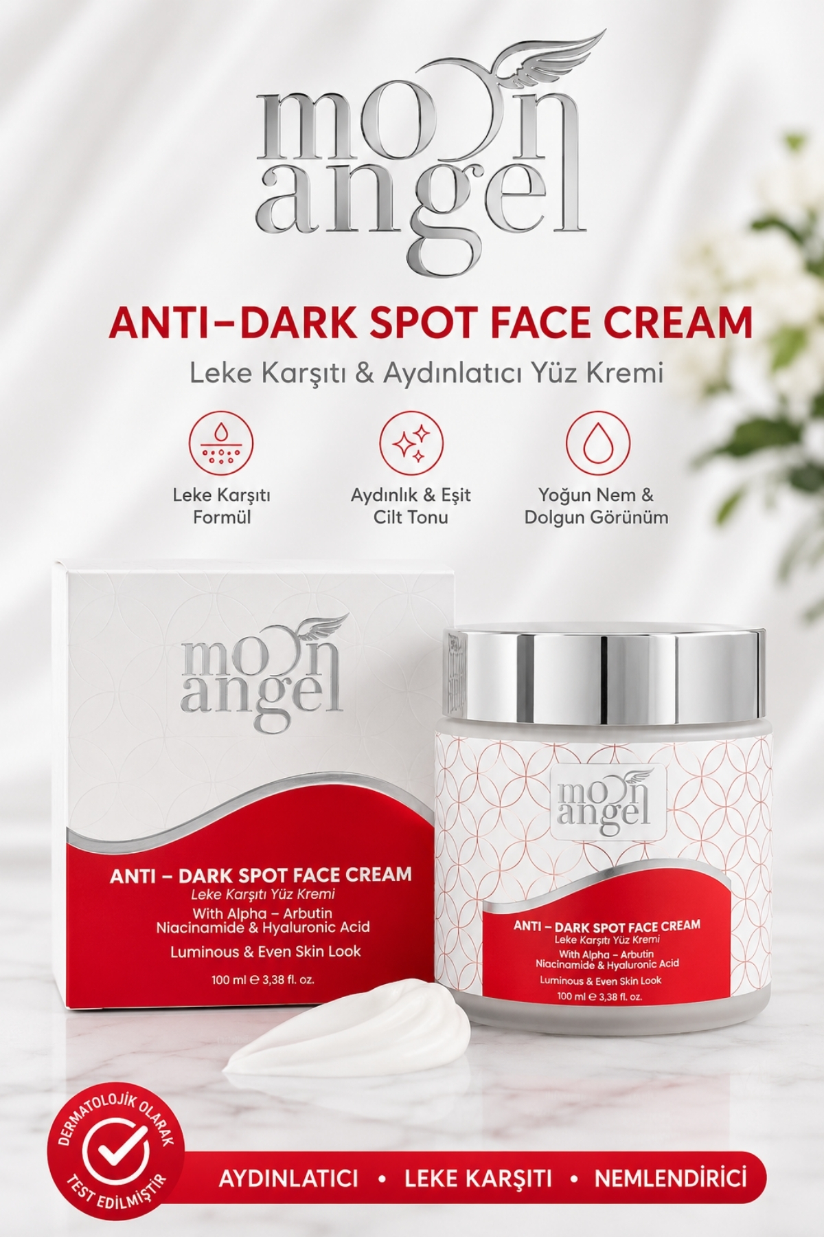 Anti Dark Spot Krem 100 ml Leke Karşıtı Nemlendiricili Yüz Kremi (Niacinamide+ Arbutin) — görsel 1