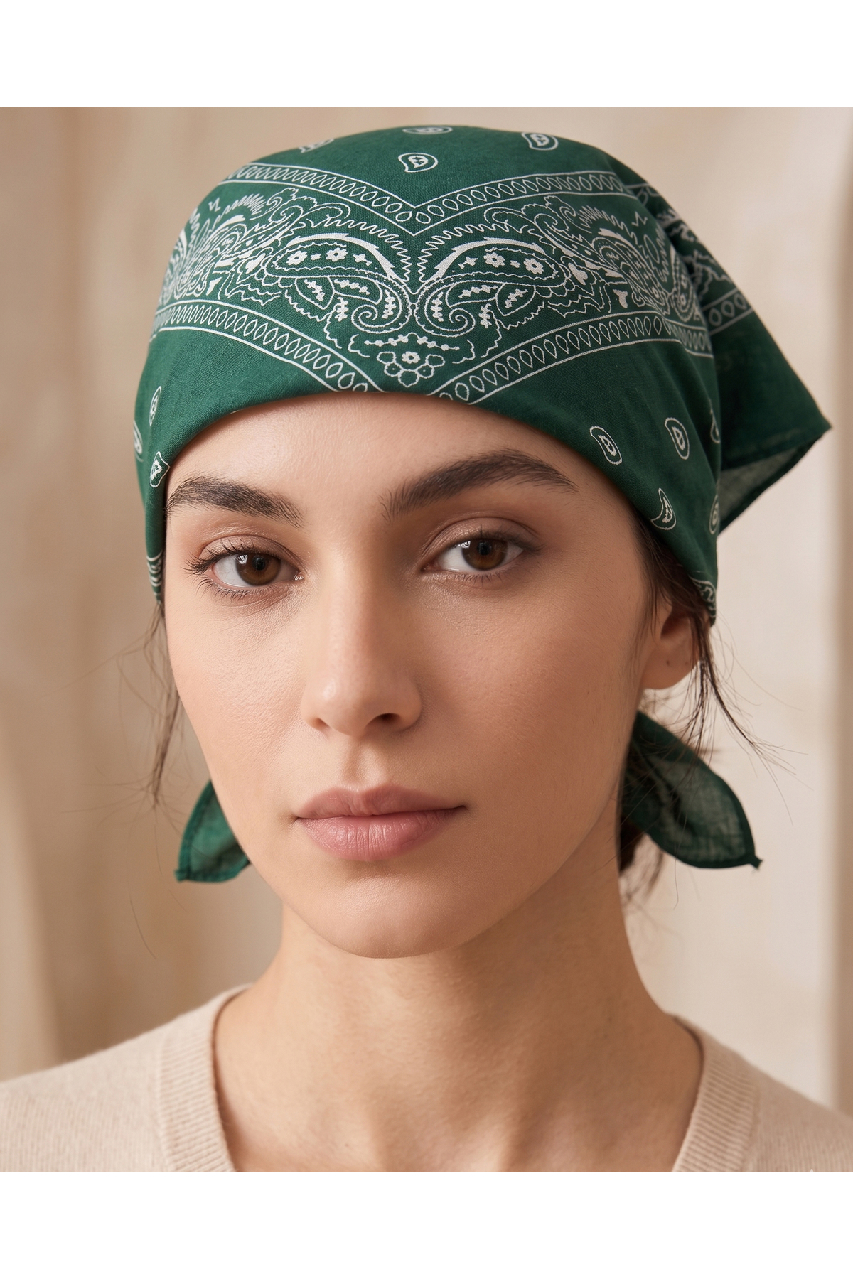 ETHNIC PATTERN 100% COTTON BANDANA SCARF
