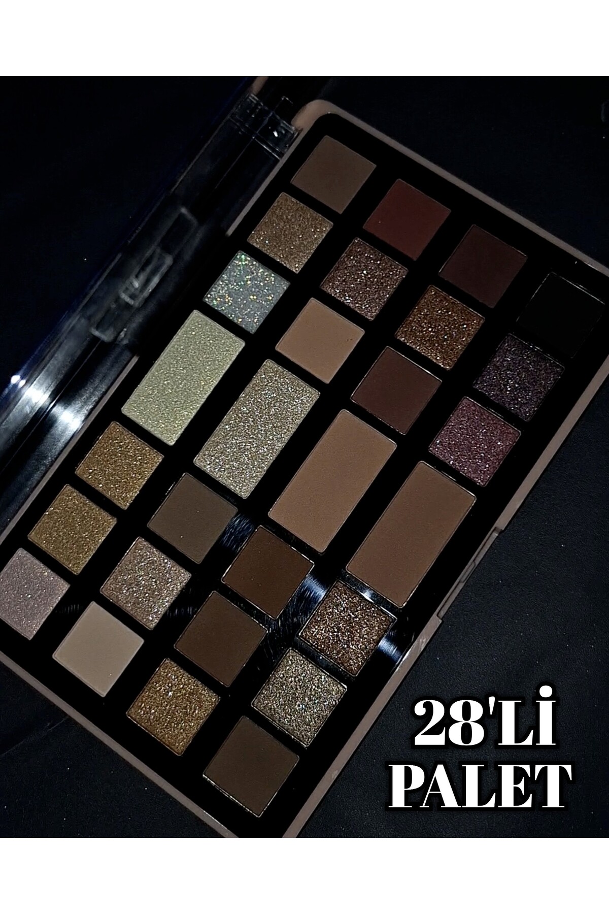 28li Nude Mat Metalik Glitter Mix Palet — 28lipalet