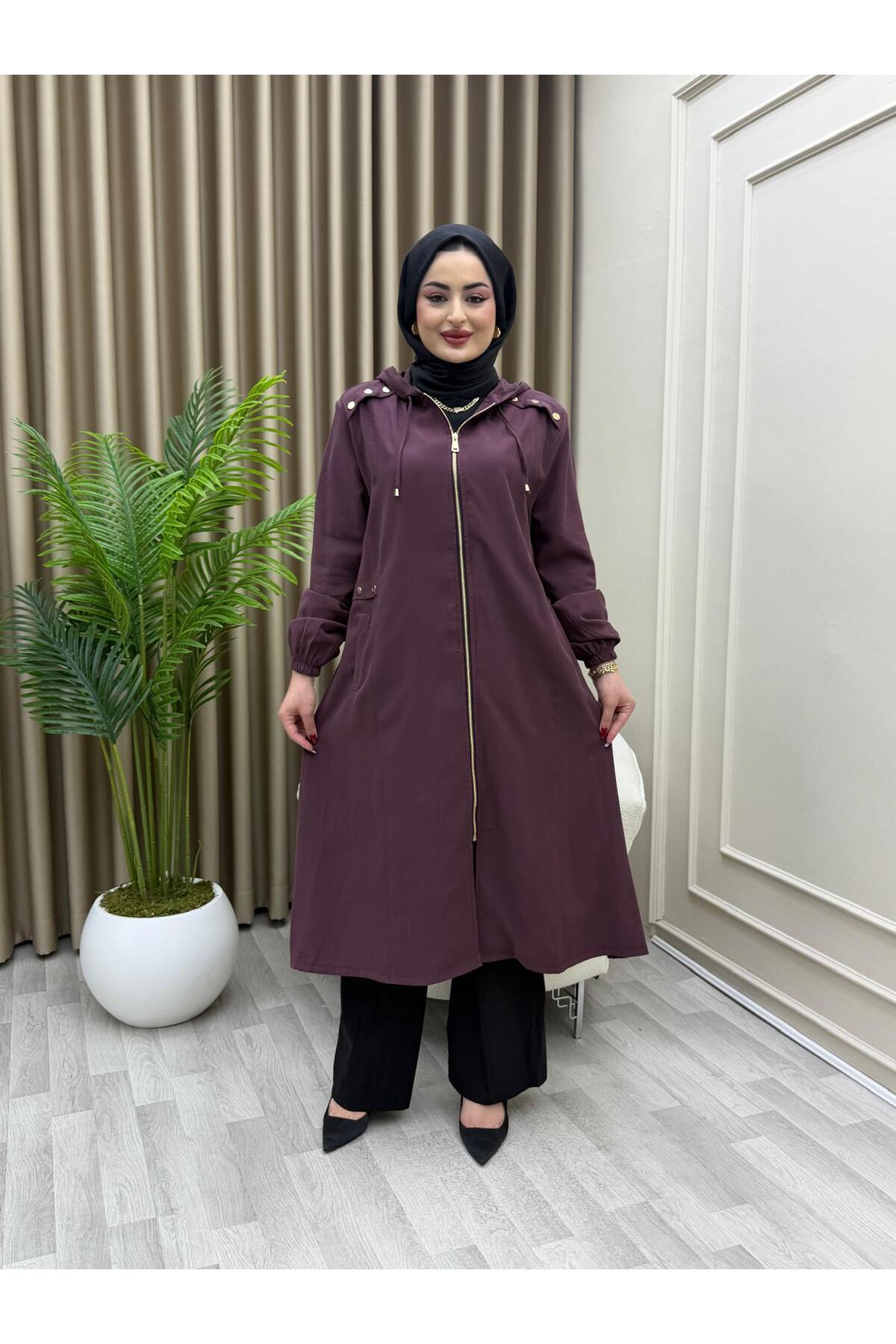 とんちネイビー0 azeldembutik Armina Tensel kumaş Kap Yazlık Giy-Çık - Fiyatı