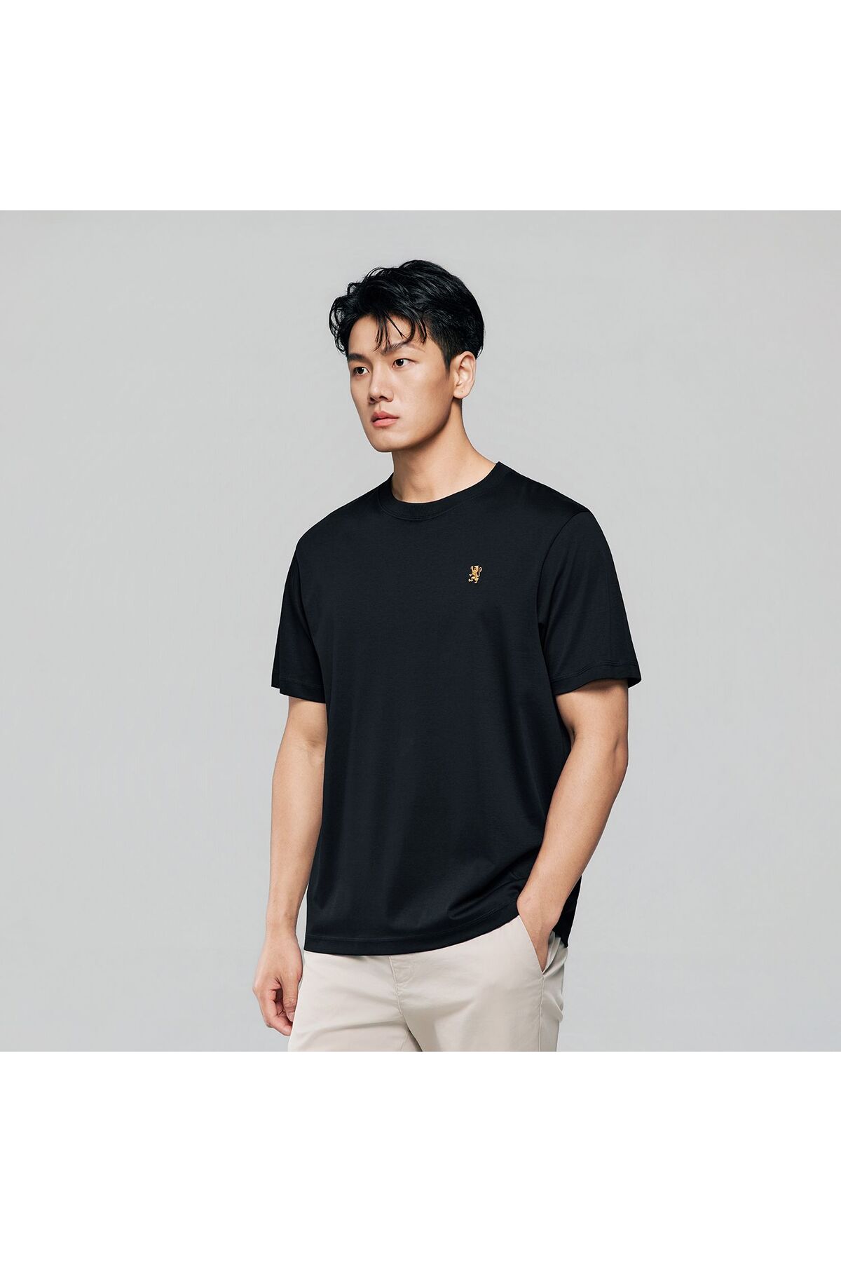 Giordano Men Regular Mercerized Cotton Crew Tee