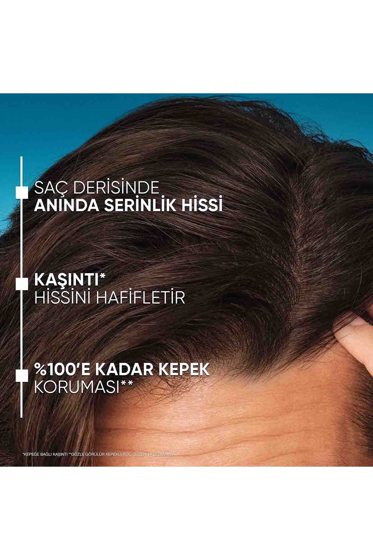 Buzlu Mentol Ferahlığı Kaşıntı Giderici ve Serinlik Hissi Şampuan 330 ml x 3 — 8681003005388 — تصویر 5 از 7
