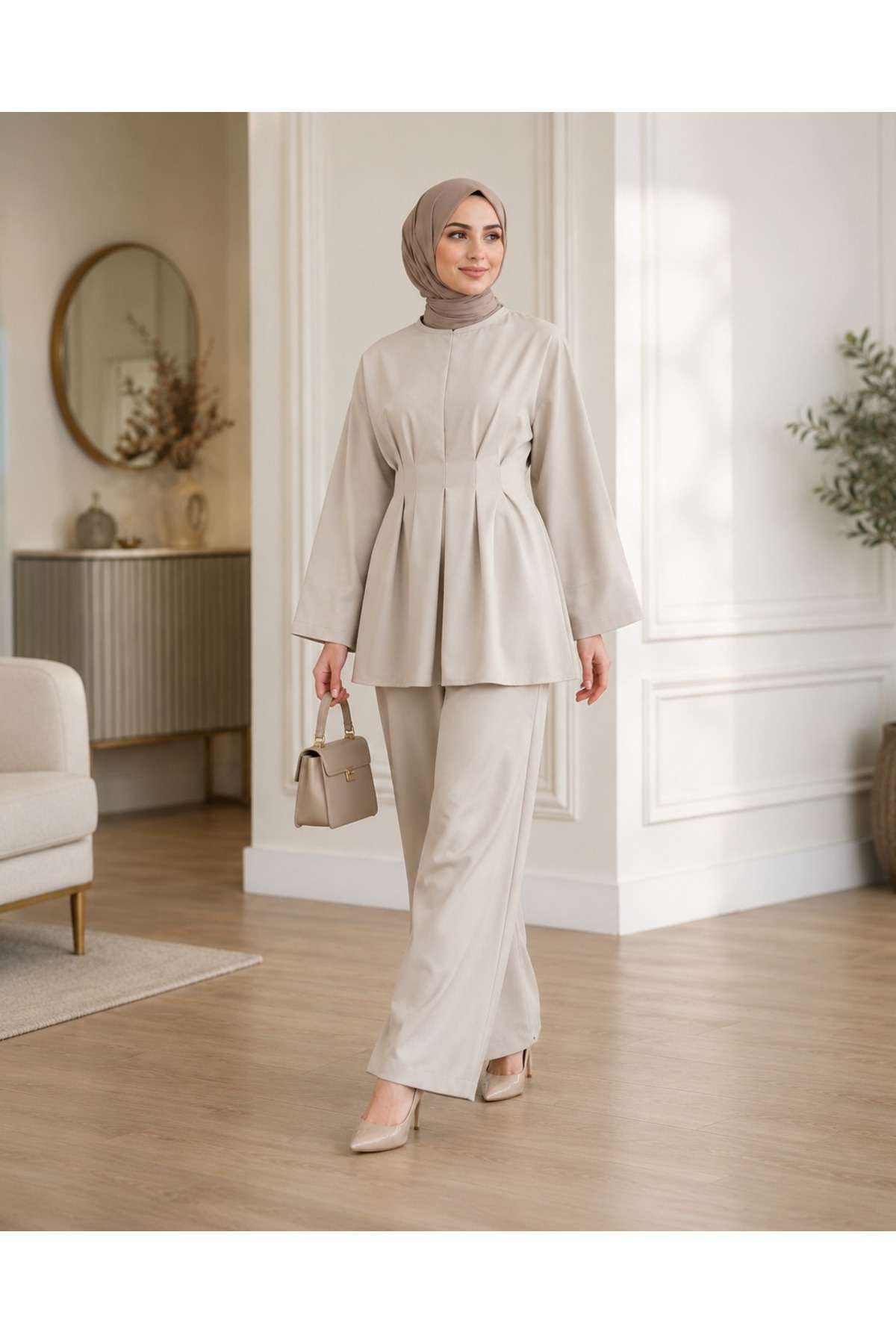 unika boutique Kadın Tesettür Takım Alt-Üst İkili Takım görsel 2