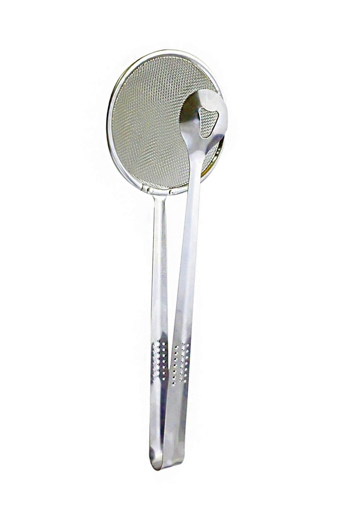 Strainer Frying Tongs Colander