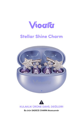 Vioara Charms Klips Kulaklık Uyumlu Charm Süsü (2 ADET)
