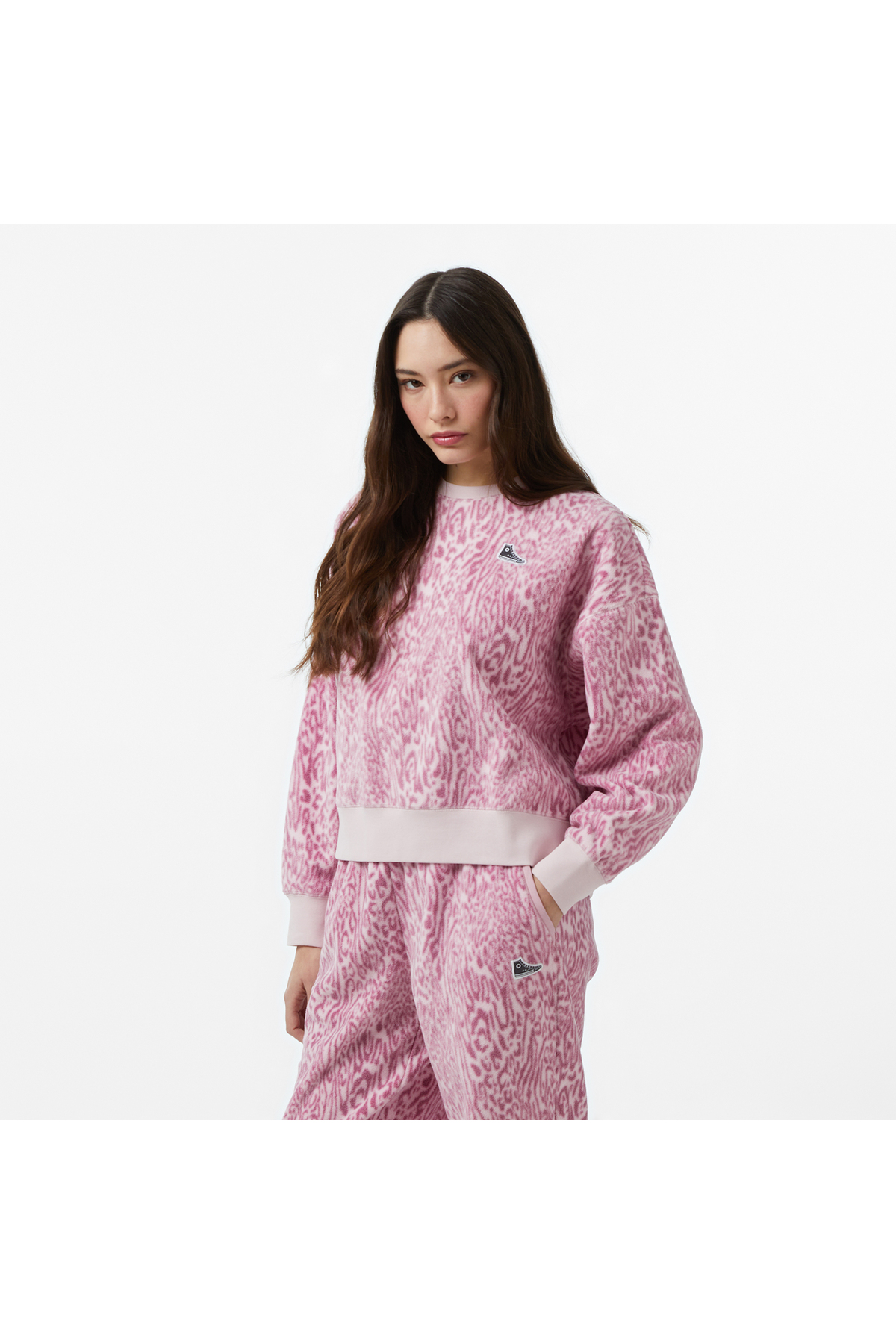Converse Kadın Pembe Sweatshirt