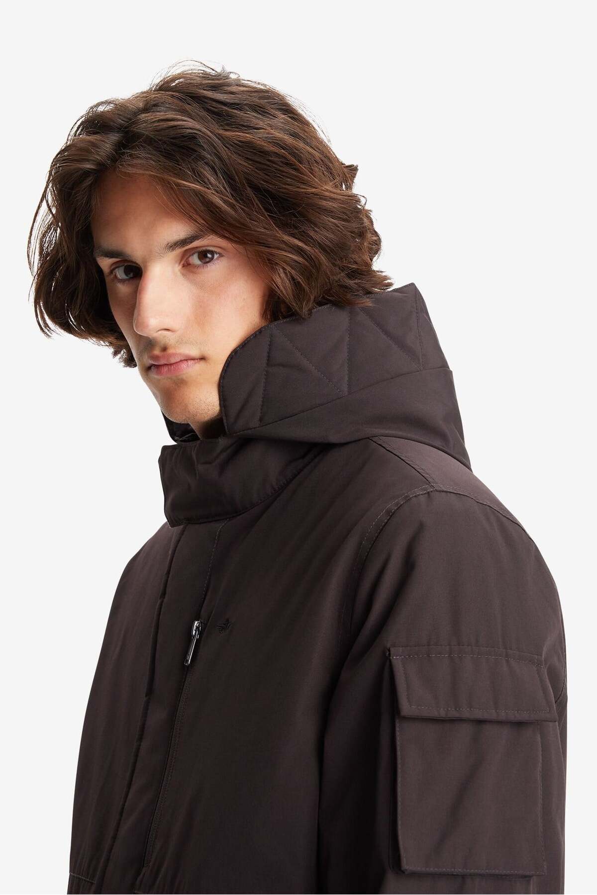 Dockers Rain Hoodie Black görsel 3